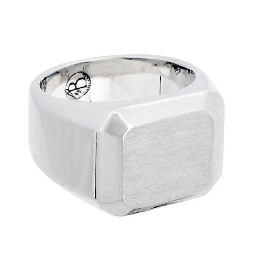 Cole Signet Ring Steel