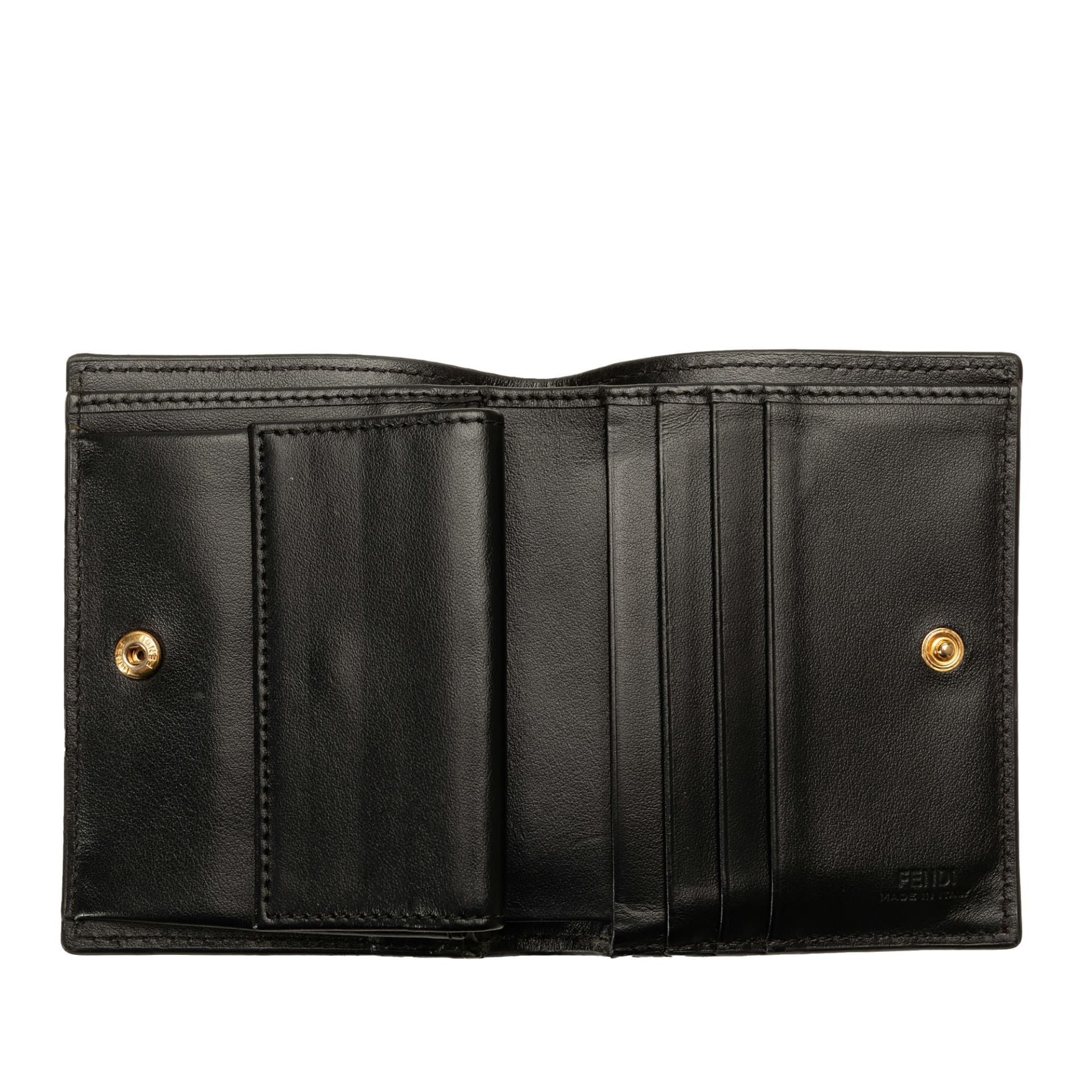 Fendi F Is Fendi Leather Small Wallet