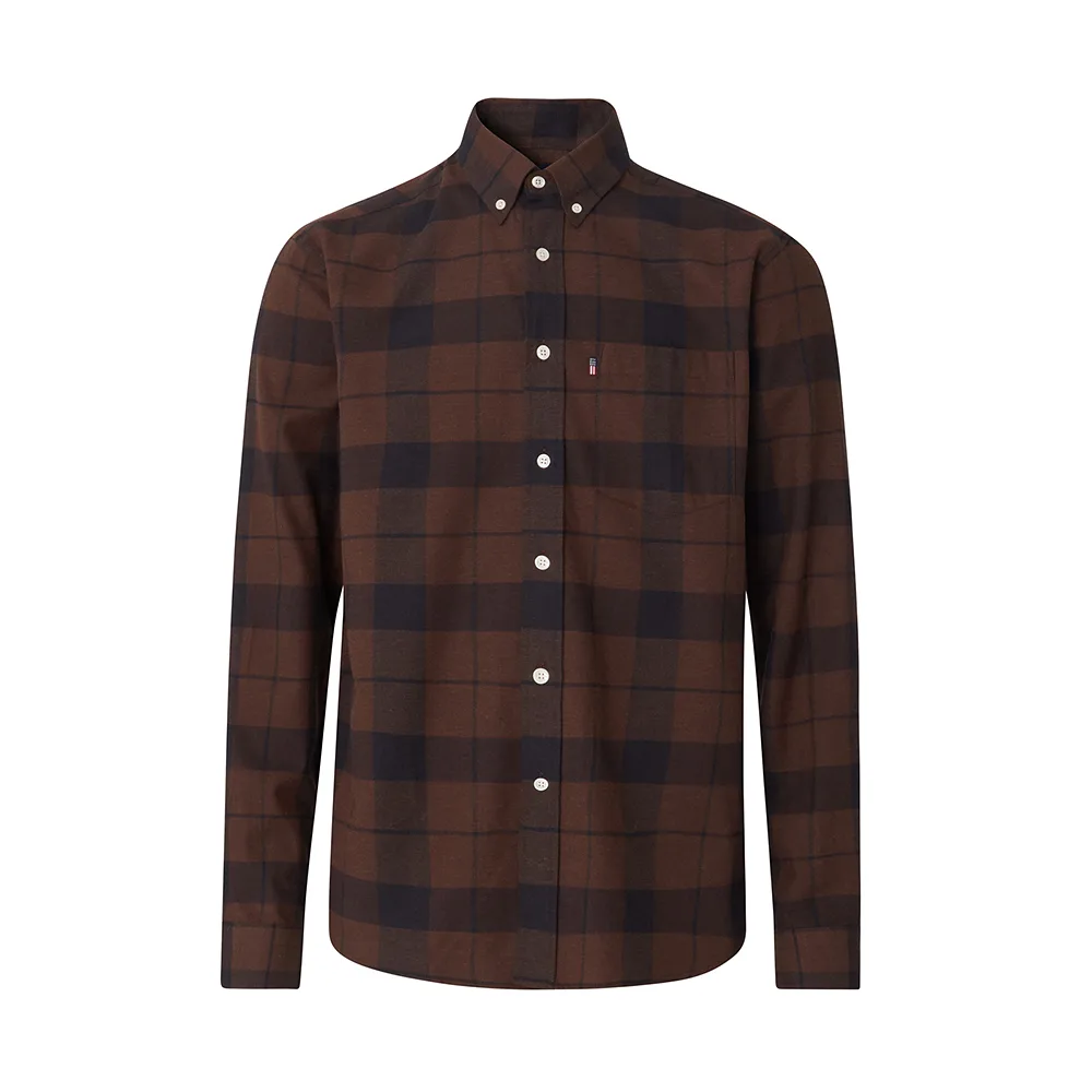 Casual Check Flannel B.d Shirt