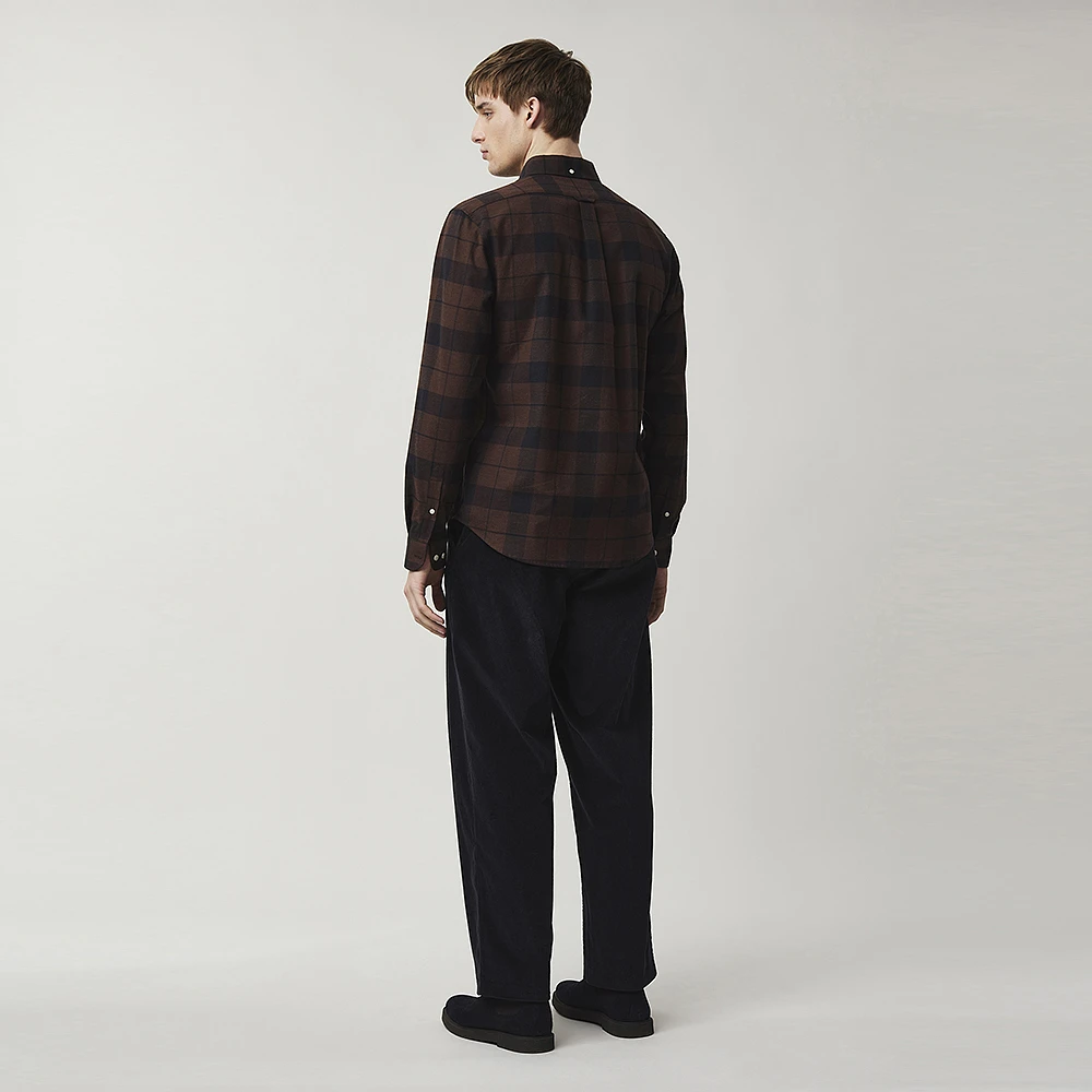 Casual Check Flannel B.d Shirt