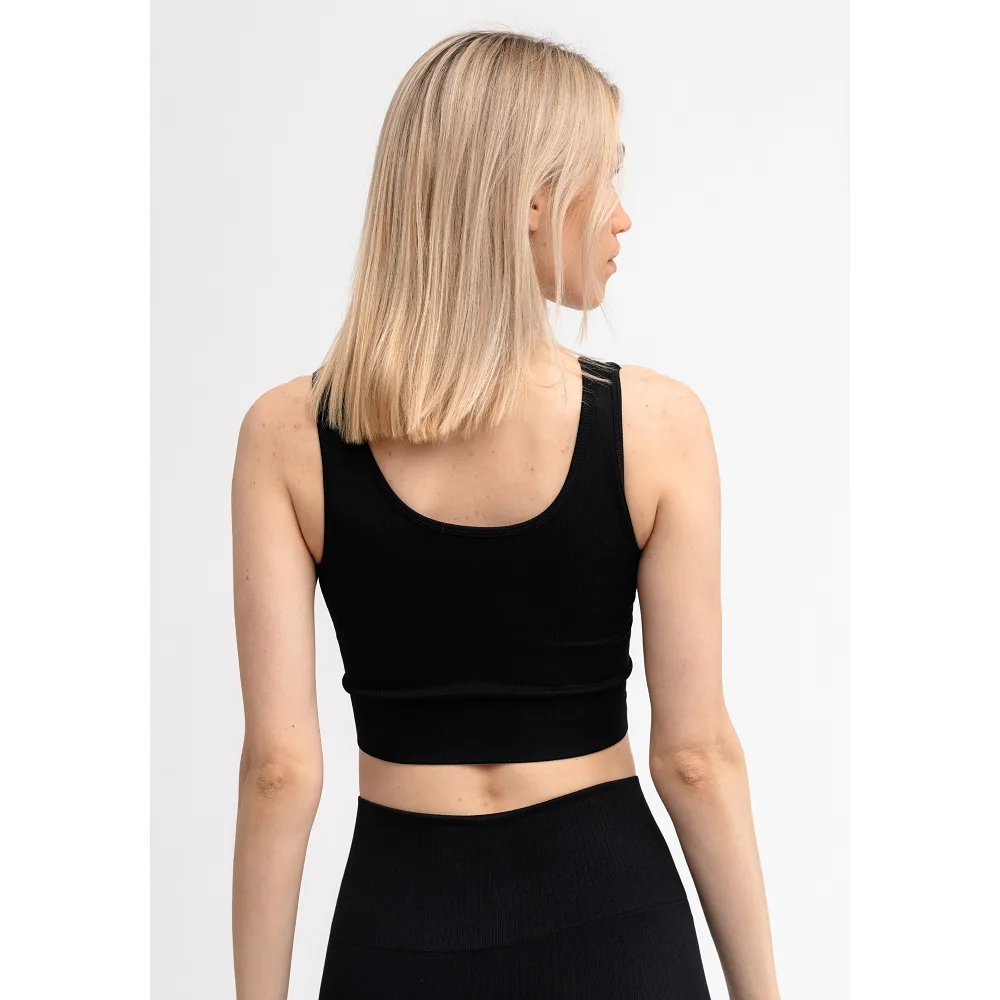 Cia Ribbed Seamless Sports Bra