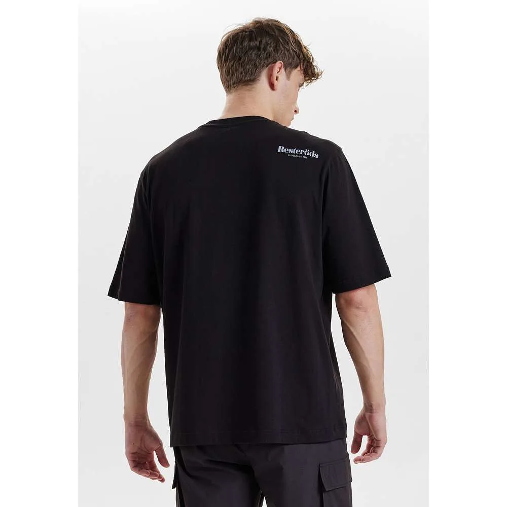 Ekologisk Bomull, T-shirt "mid-sleeve", Svart