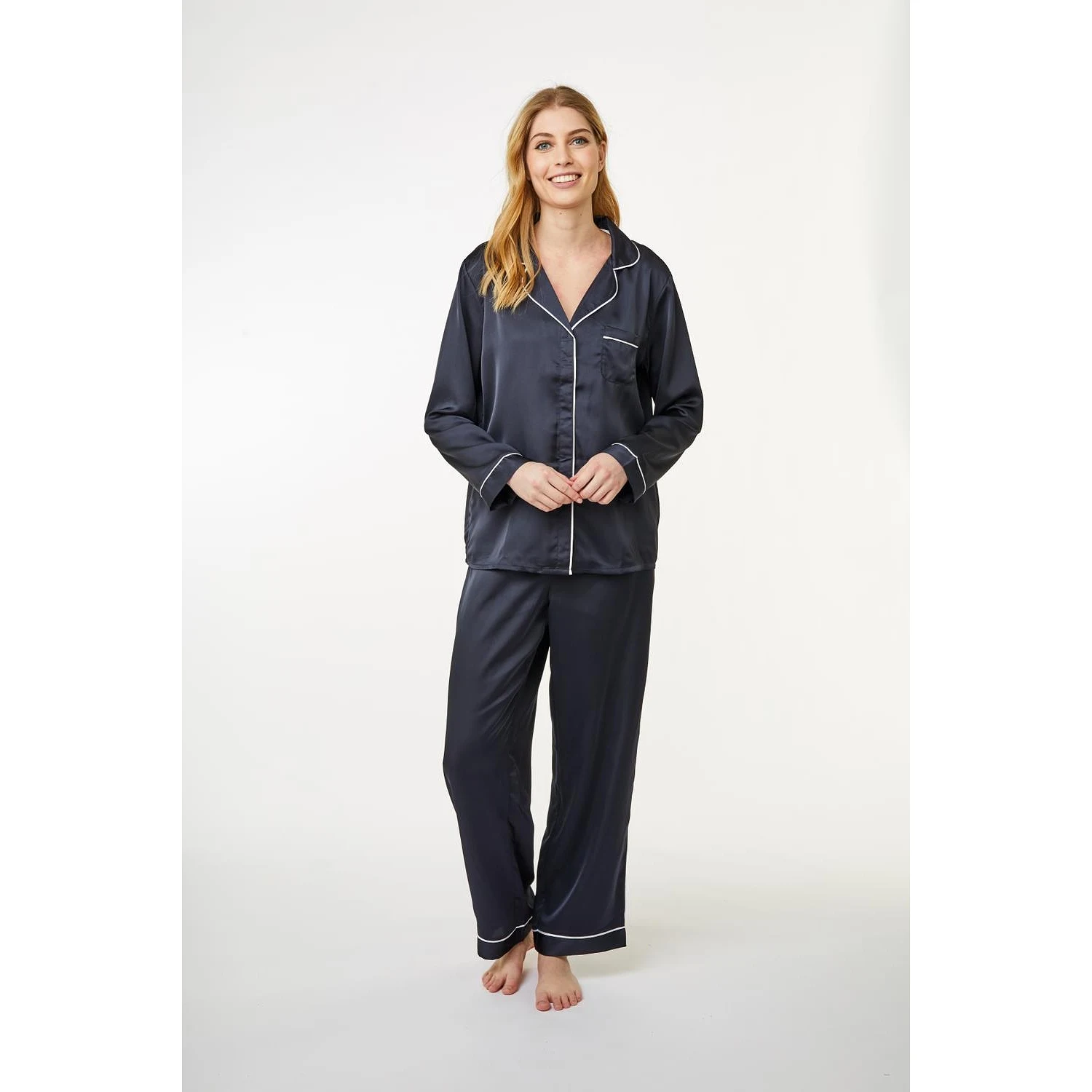 Ccdk Josephine Pajamas Shirt Dark Navy