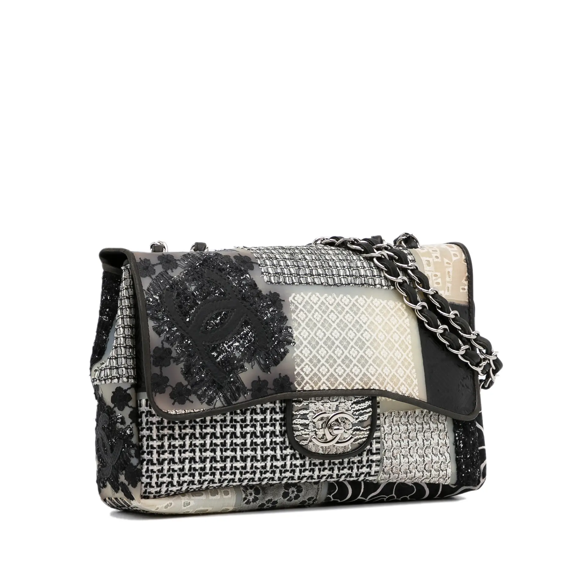 Chanel Jumbo Cc Patchwork Classic Flap