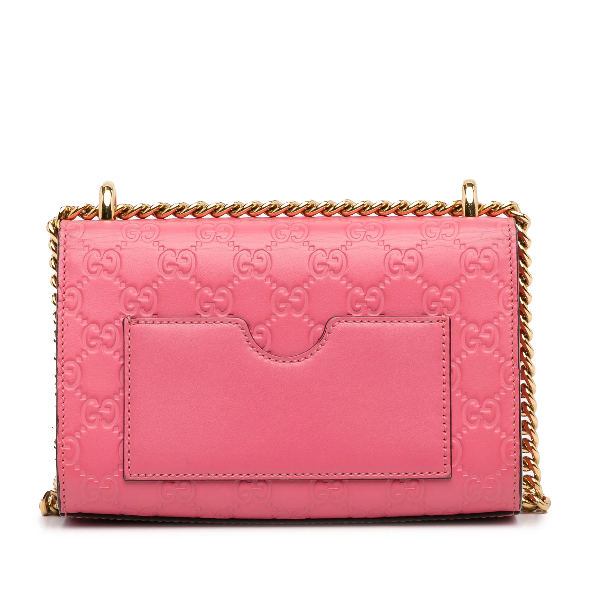 Gucci Small Guccissima Padlock Crossbody Bag