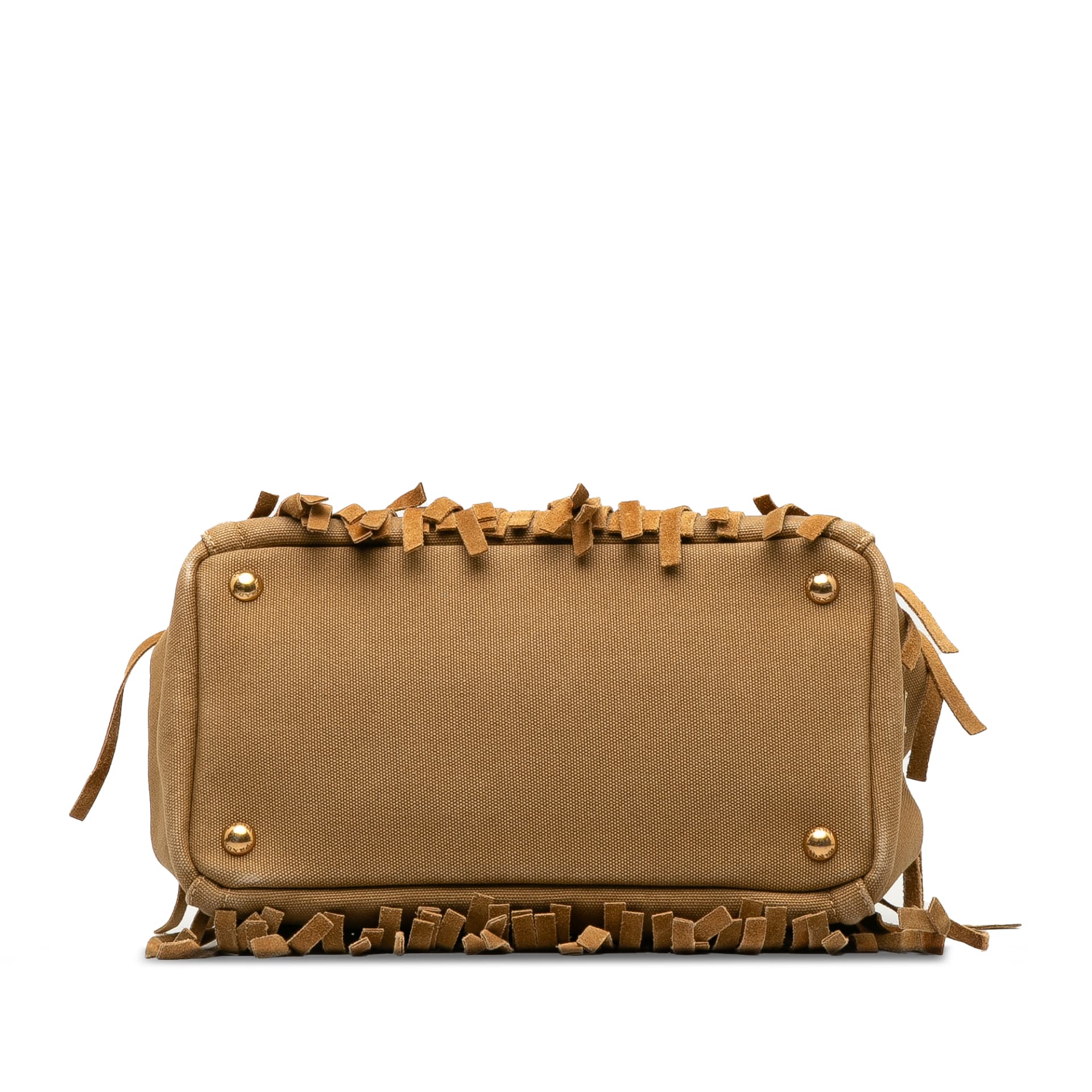 Prada Fringed Canapa Handbag