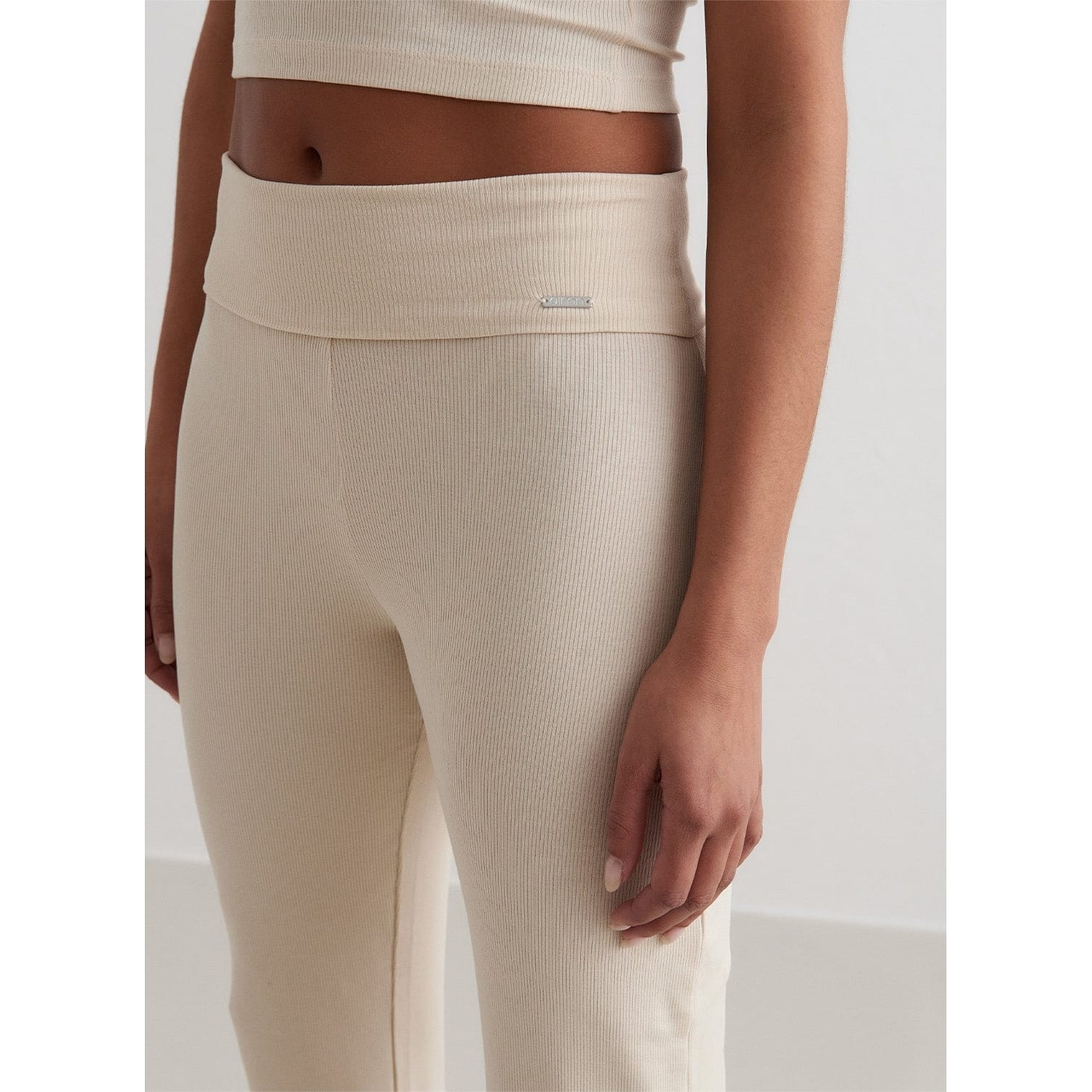 Cafè Au Lait Ease Ribbed Pants