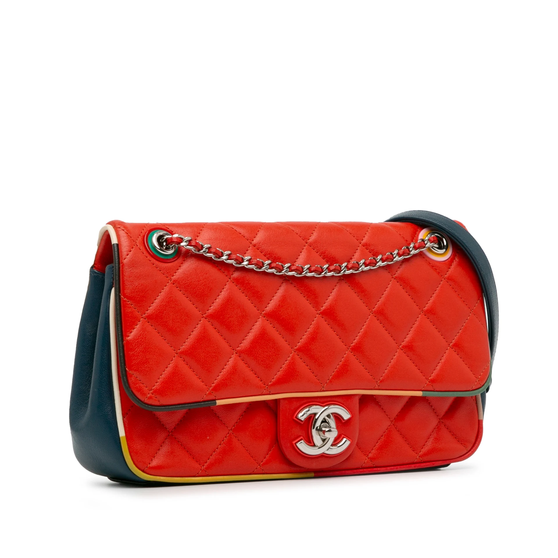 Chanel Medium Lambskin Cuba Color Flap