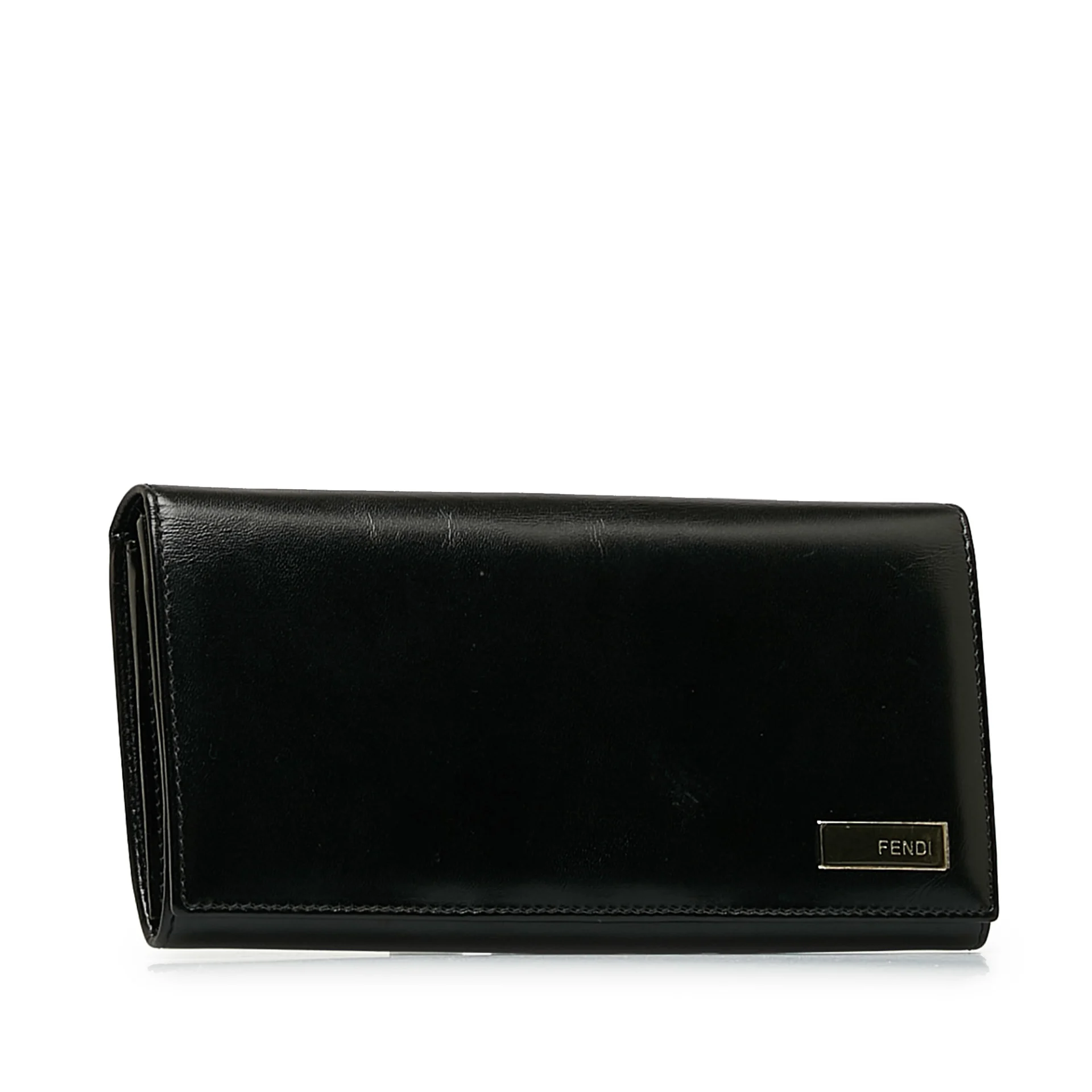 Fendi Leather Long Wallet