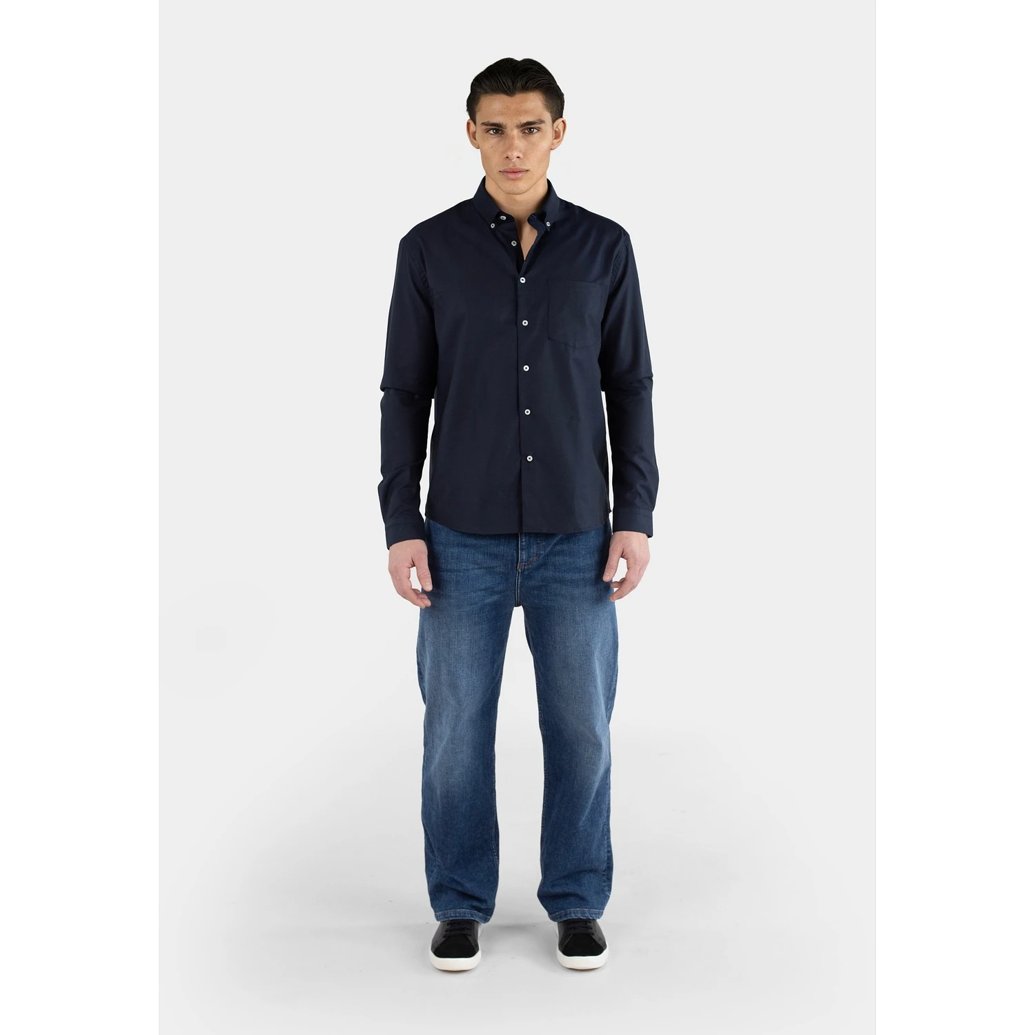 Mika Straight Shirt - Blue