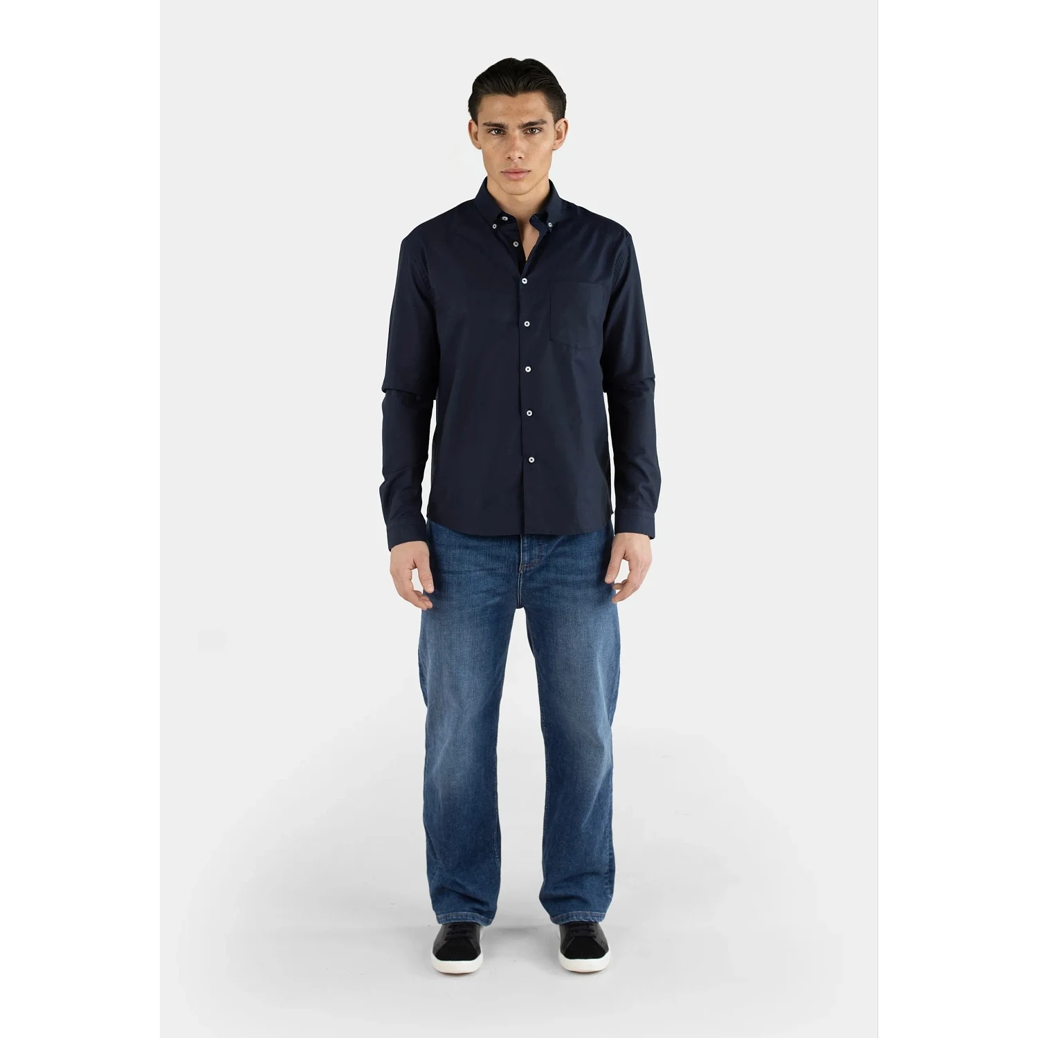 Mika Straight Shirt - Blue