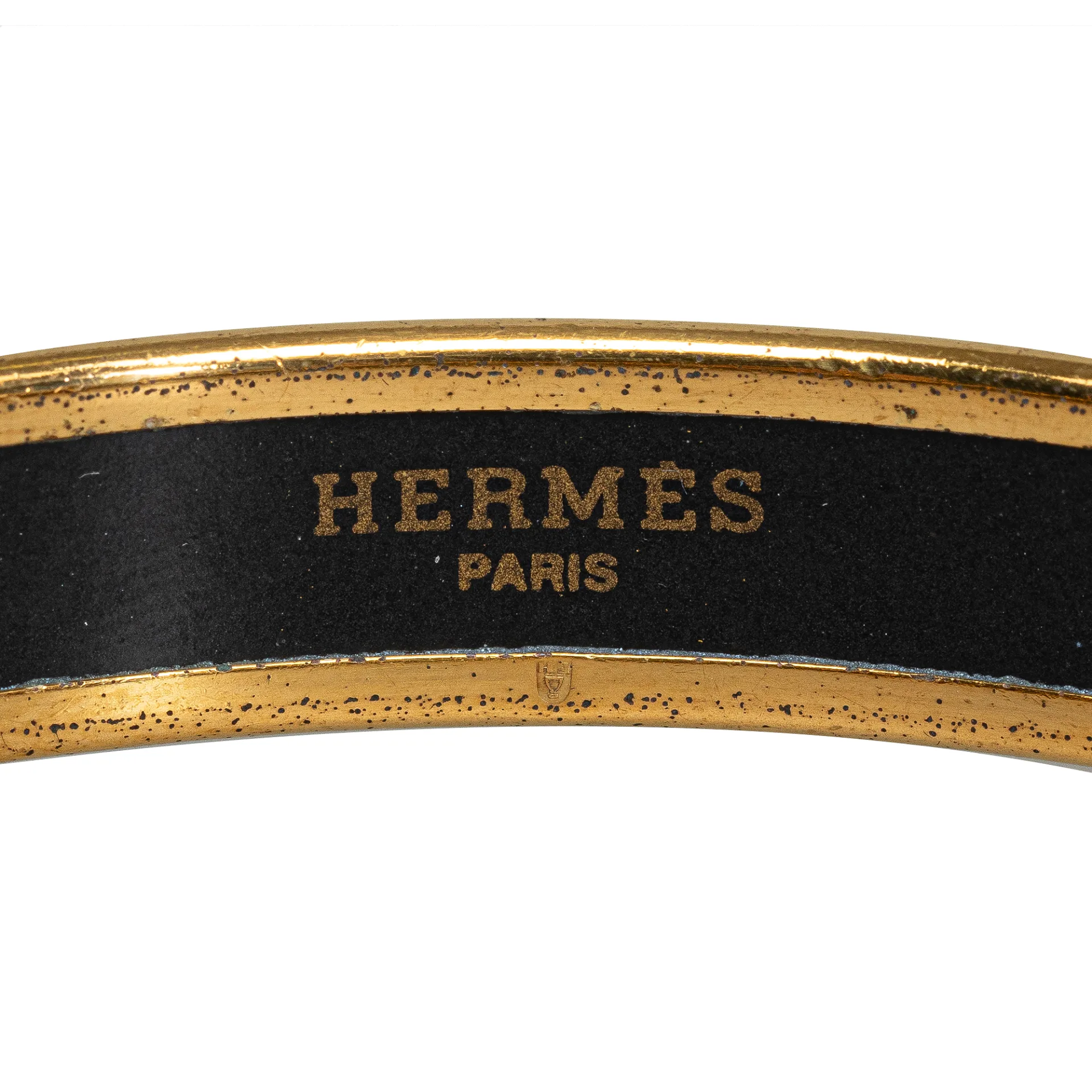 Hermes Narrow Enamel Bangle