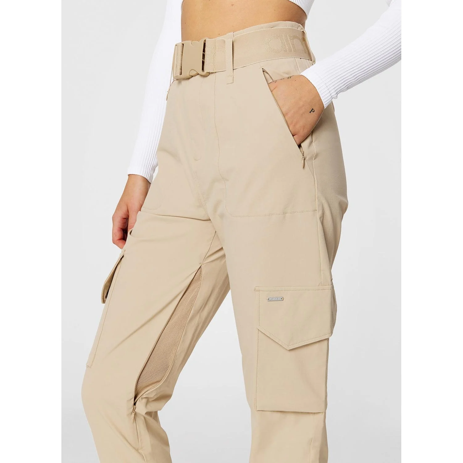 Beige Cargo Pants