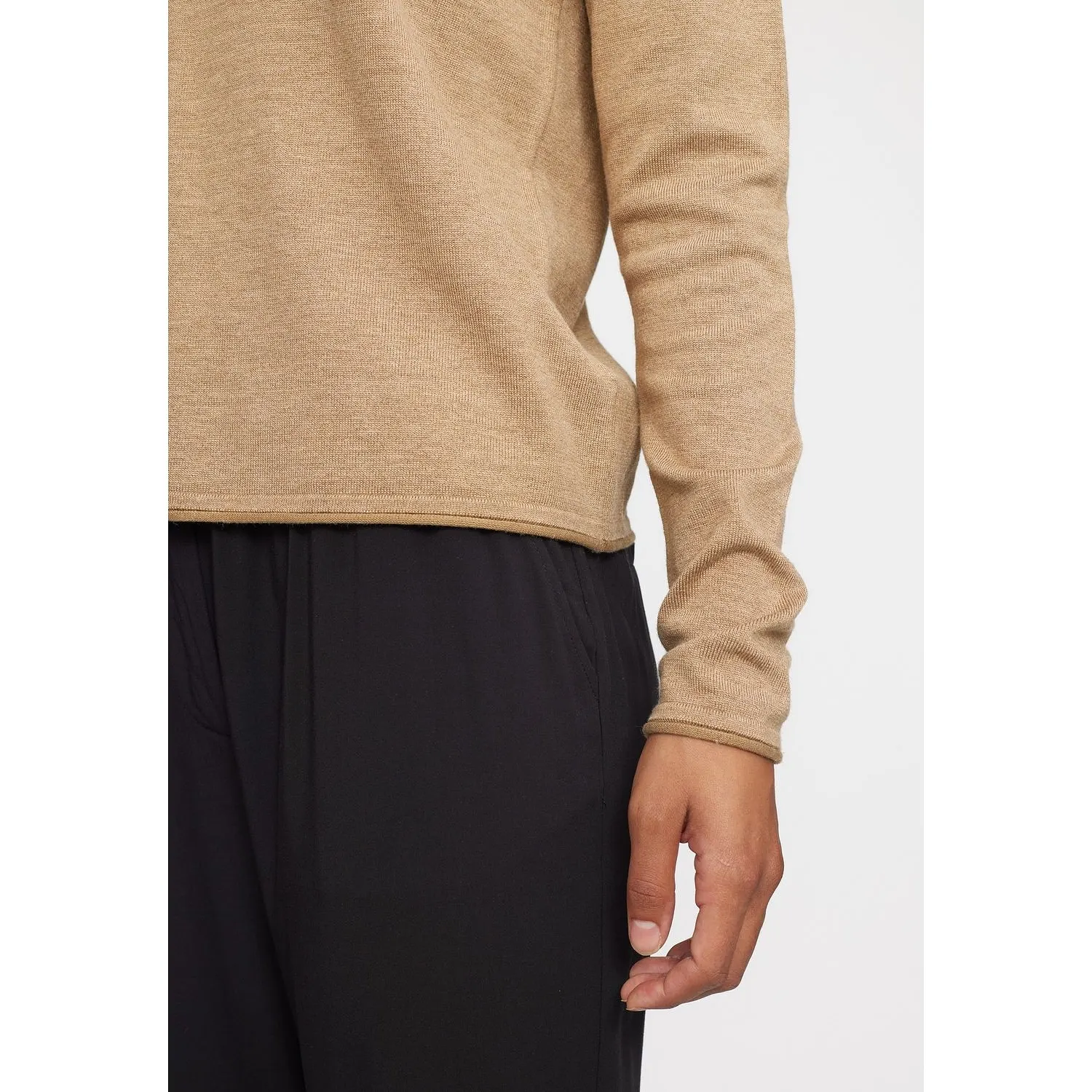 Srmarla O-neck Roll Edge Knit