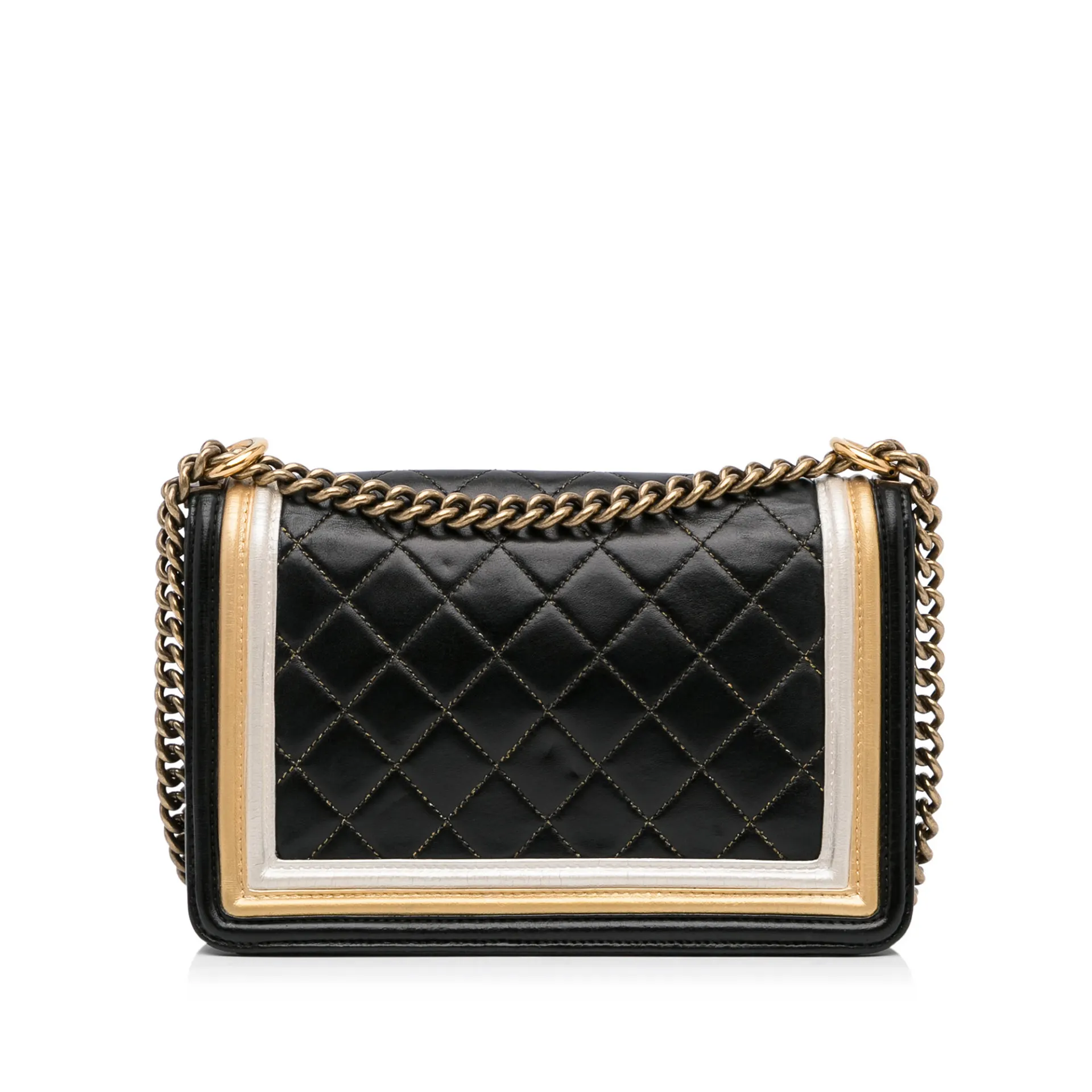 Chanel Medium Tricolor Boy Flap Bag