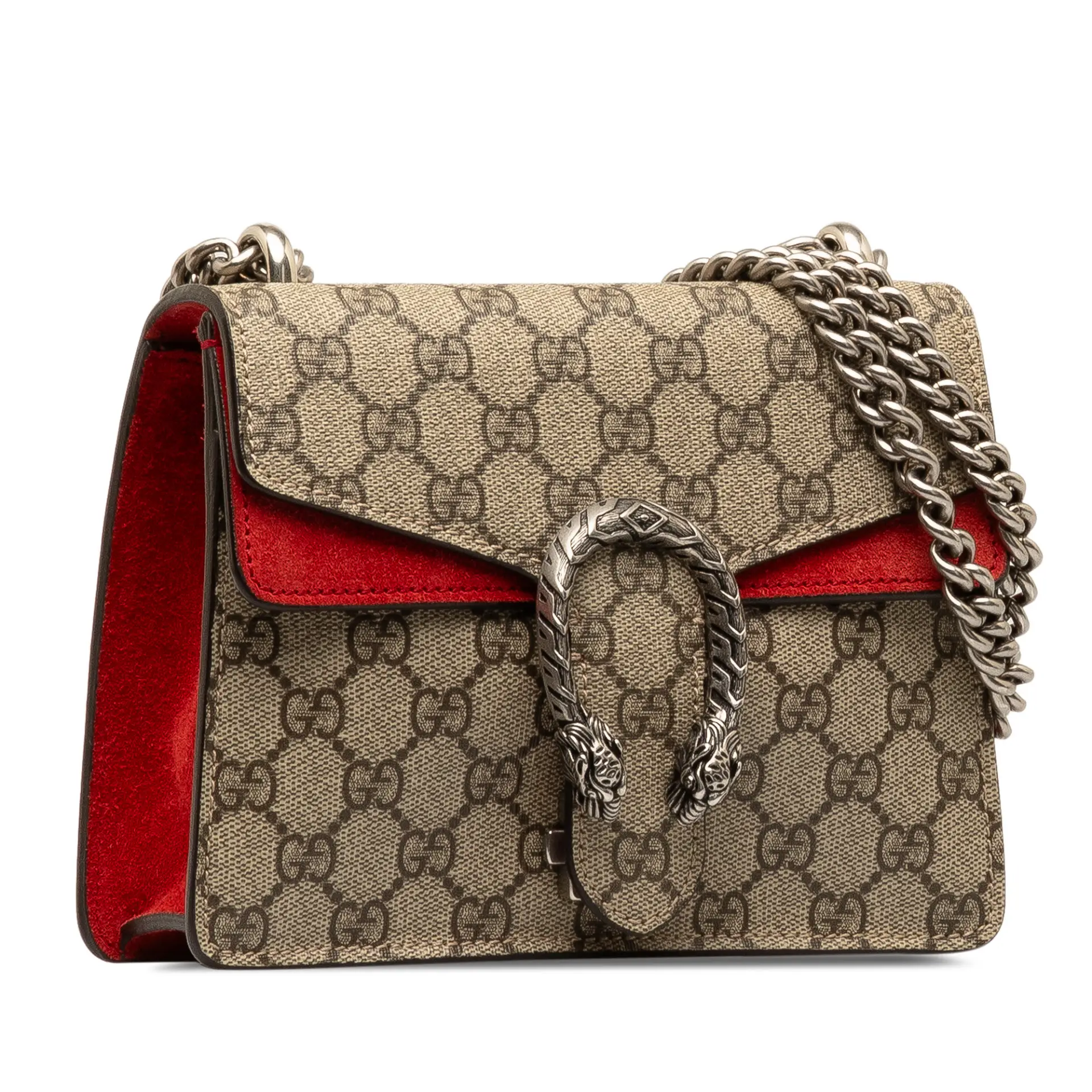 Gucci Mini Gg Supreme Dionysus Crossbody Bag