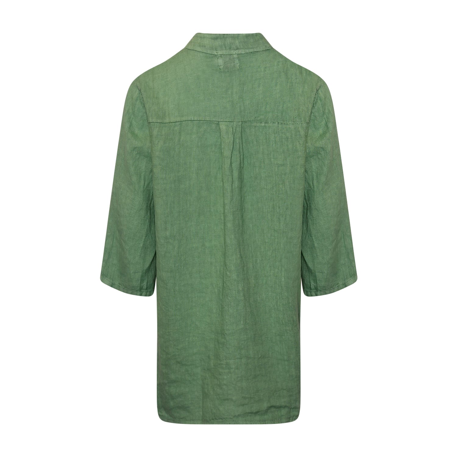 17661, Shirt, Linen - Dusty Mint