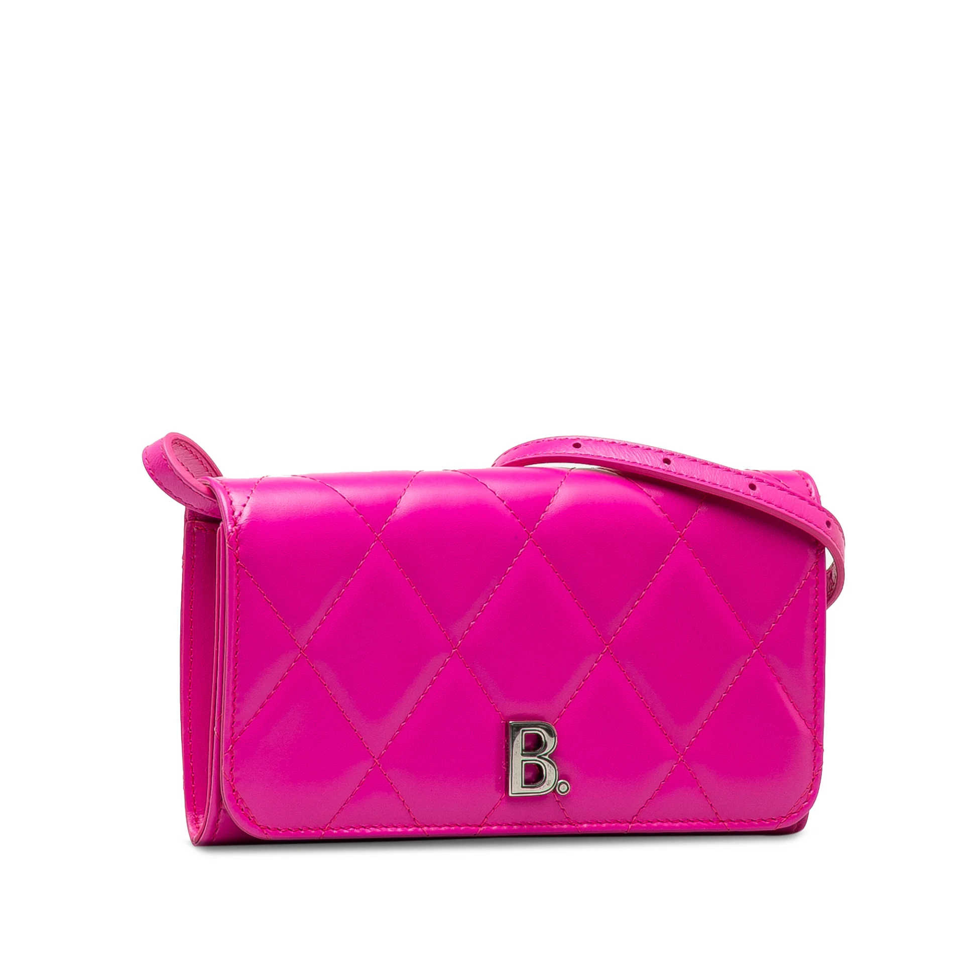 Balenciaga Quilted Touch B Crossbody Bag