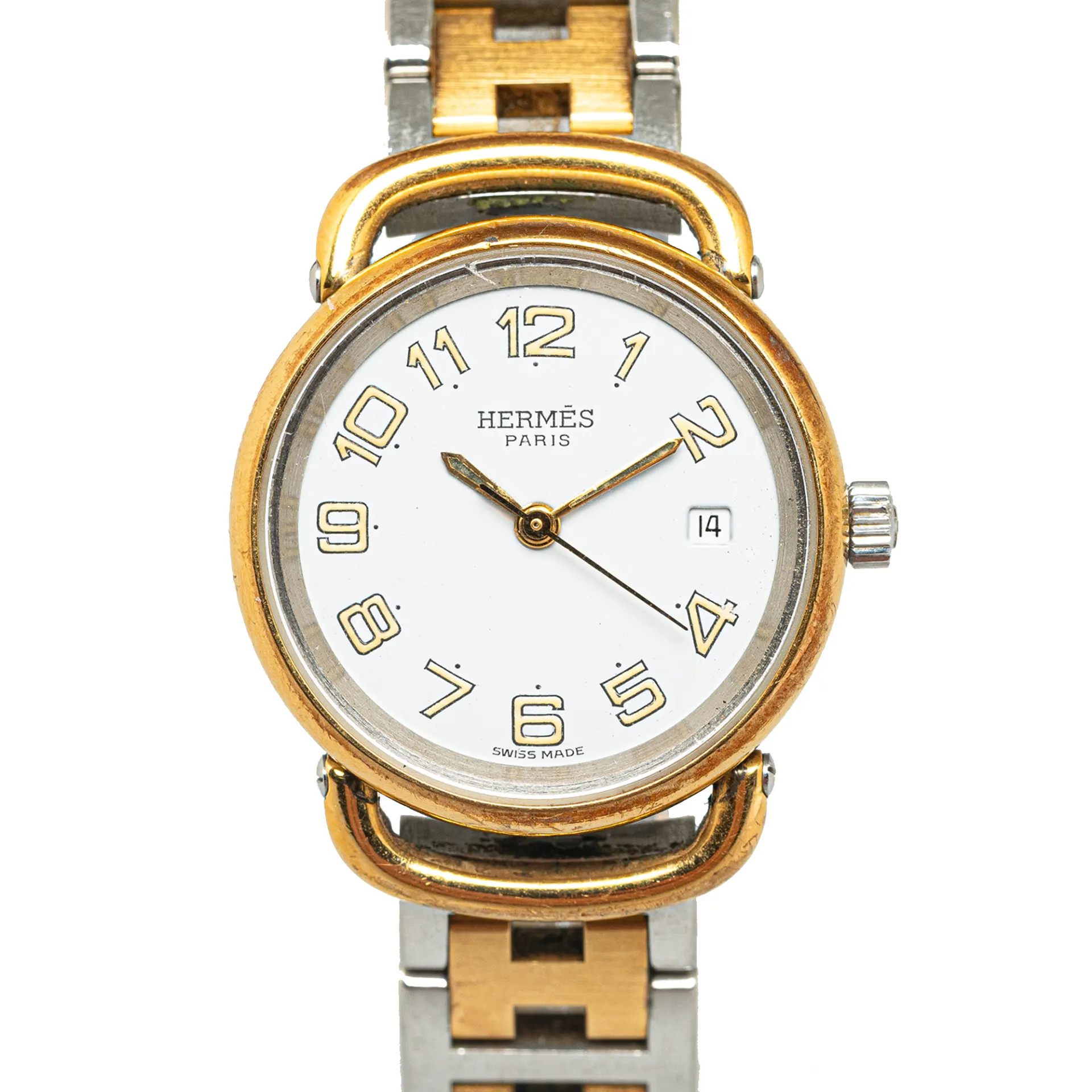 Hermès Quartz Stainless Steel Pullman Watch