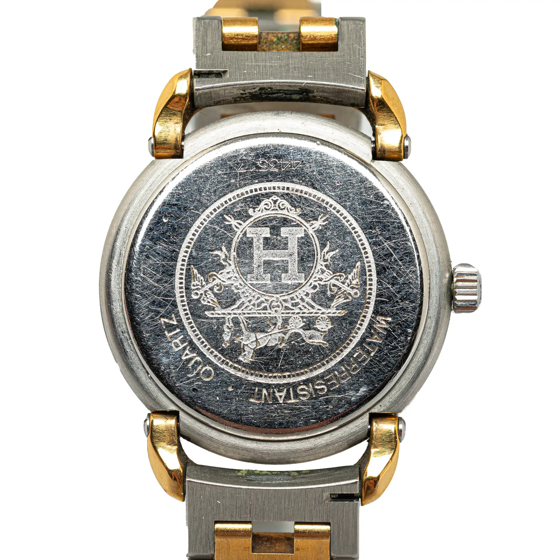 Hermès Quartz Stainless Steel Pullman Watch