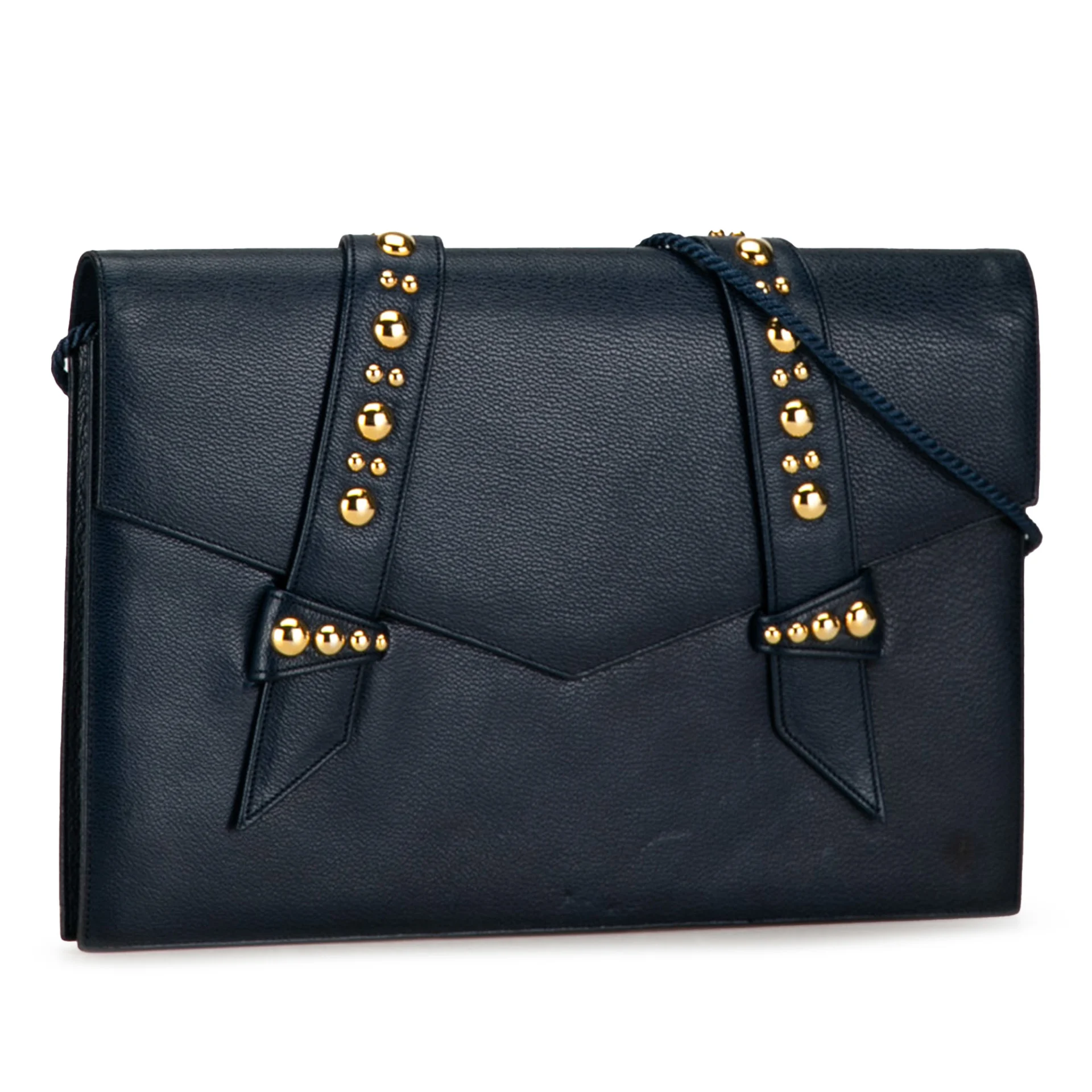 Yves Saint Laurent Studded Leather Crossbody Bag