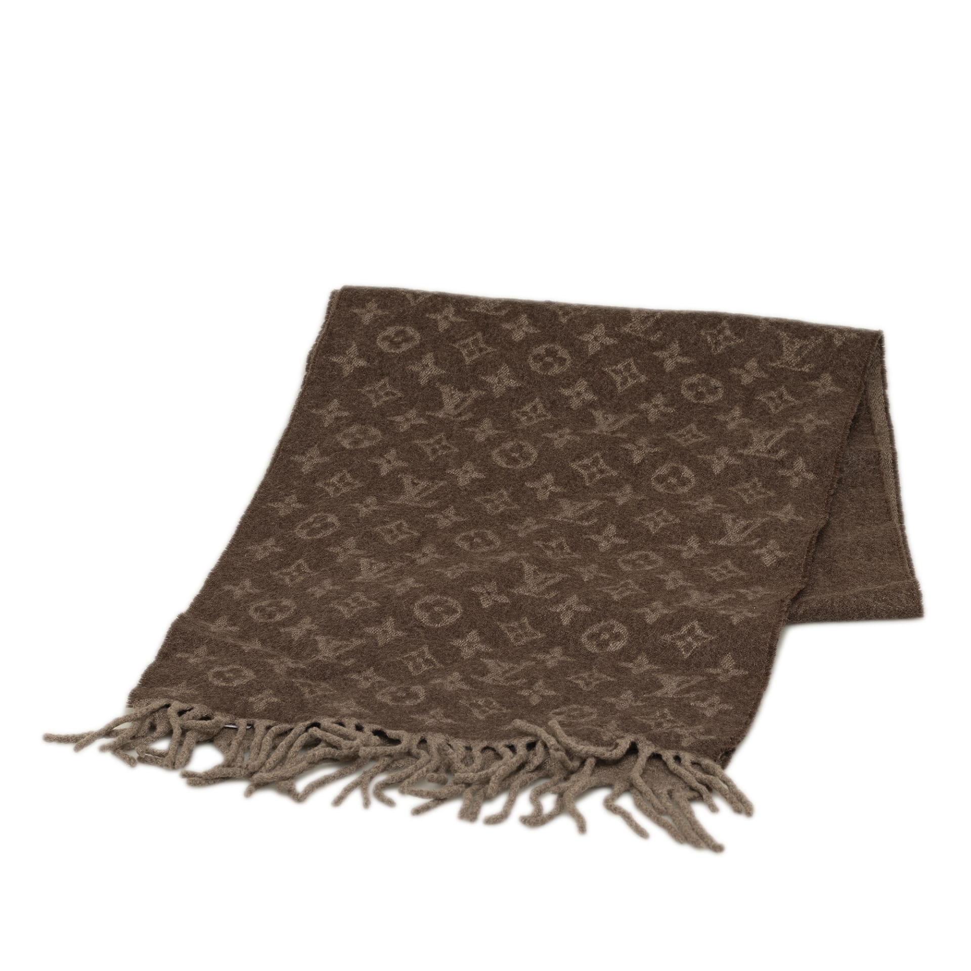 Louis Vuitton Monogram Wool And Cashmere Scarf