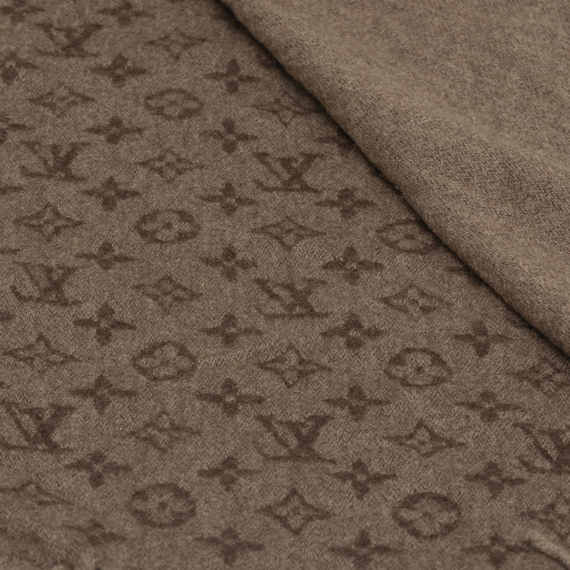 Louis Vuitton Monogram Wool And Cashmere Scarf