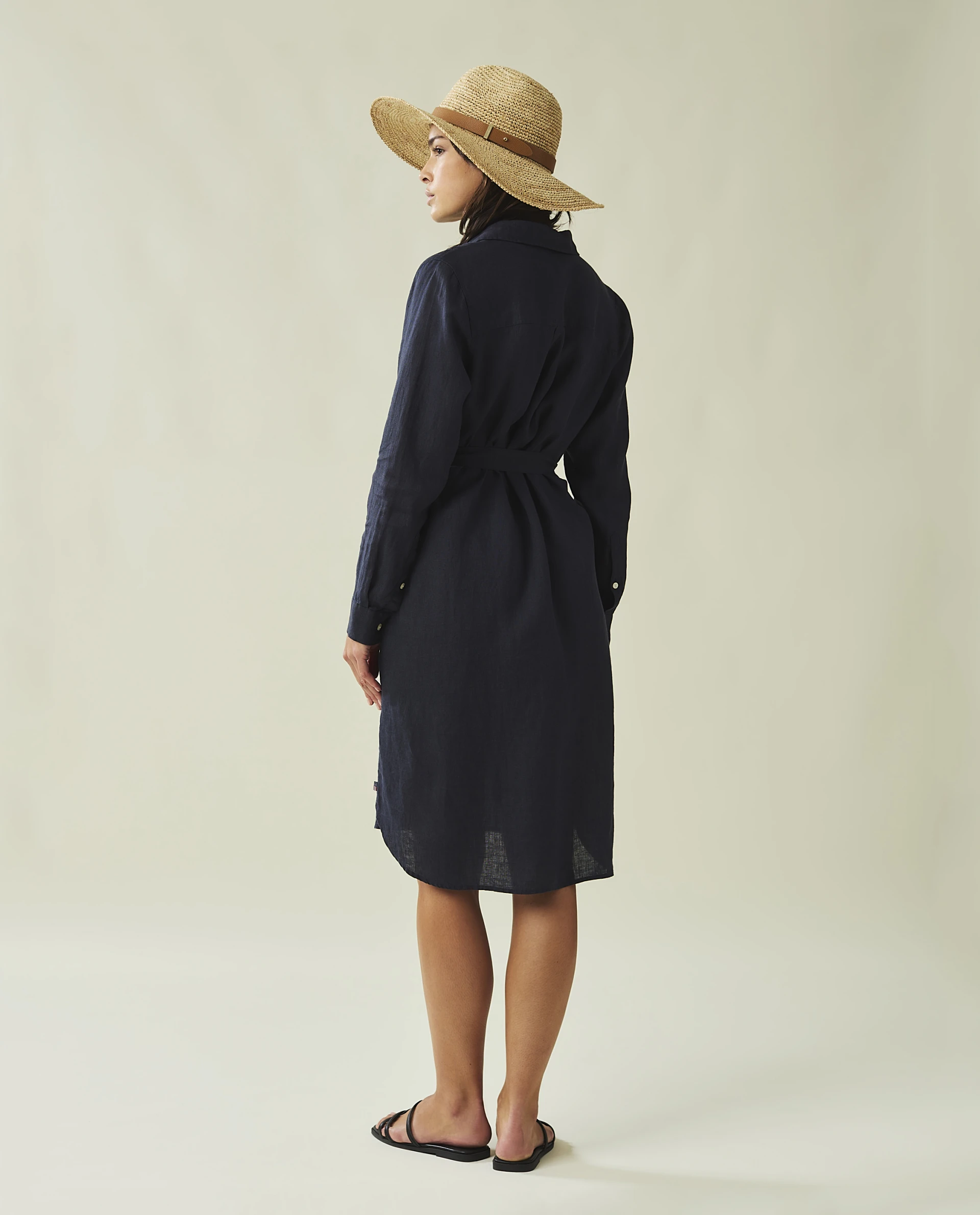 Isa Linen Shirt Dress