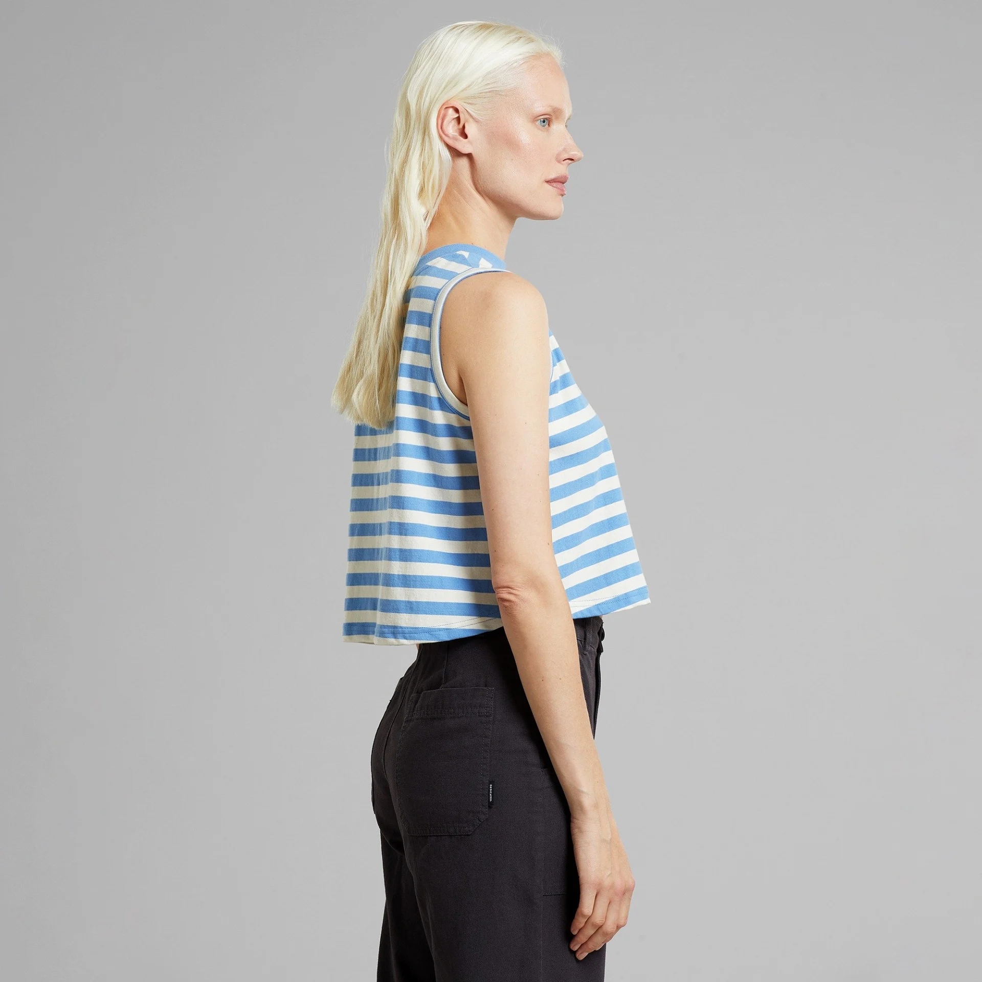 Top Namsos Stripes Della Blue