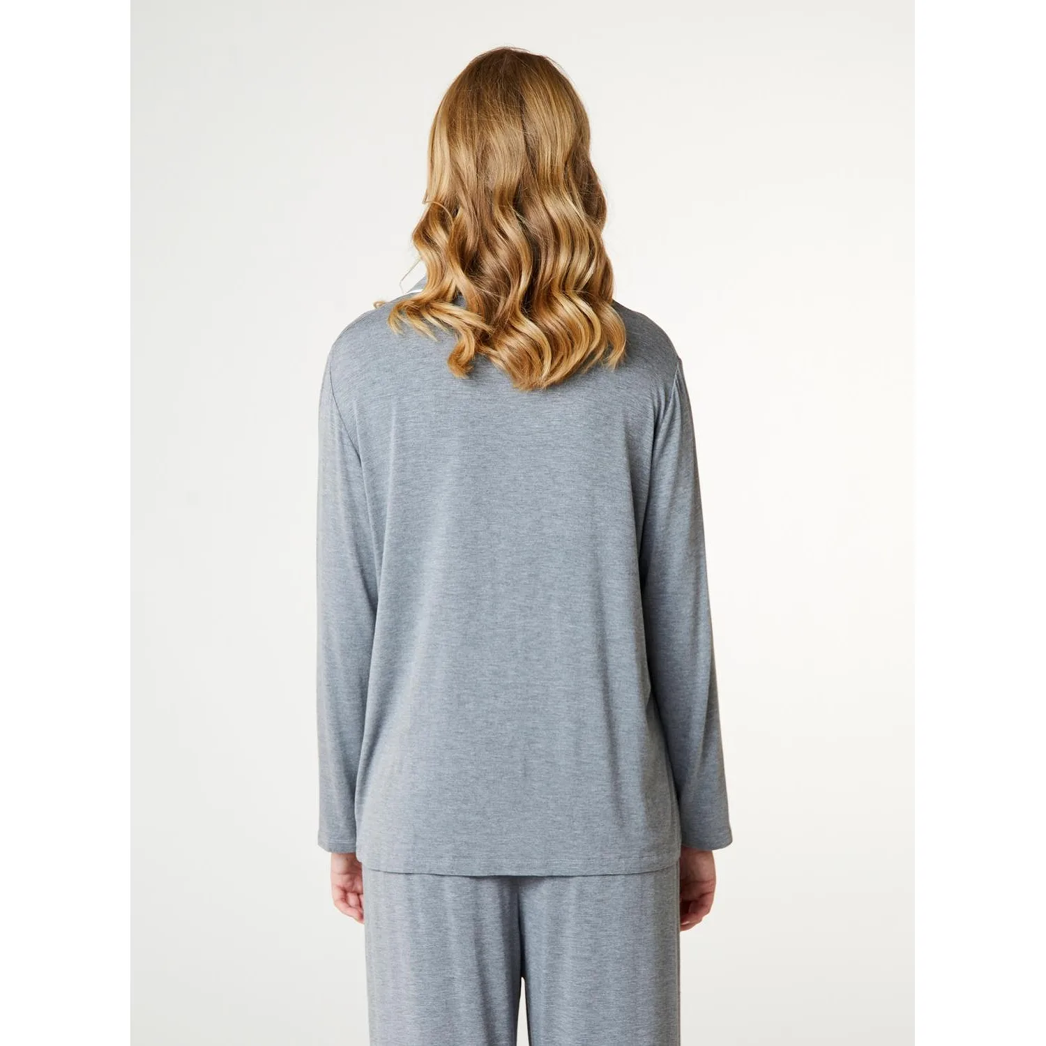 Ccdk Joy Pajamas Shirt Grey Melange