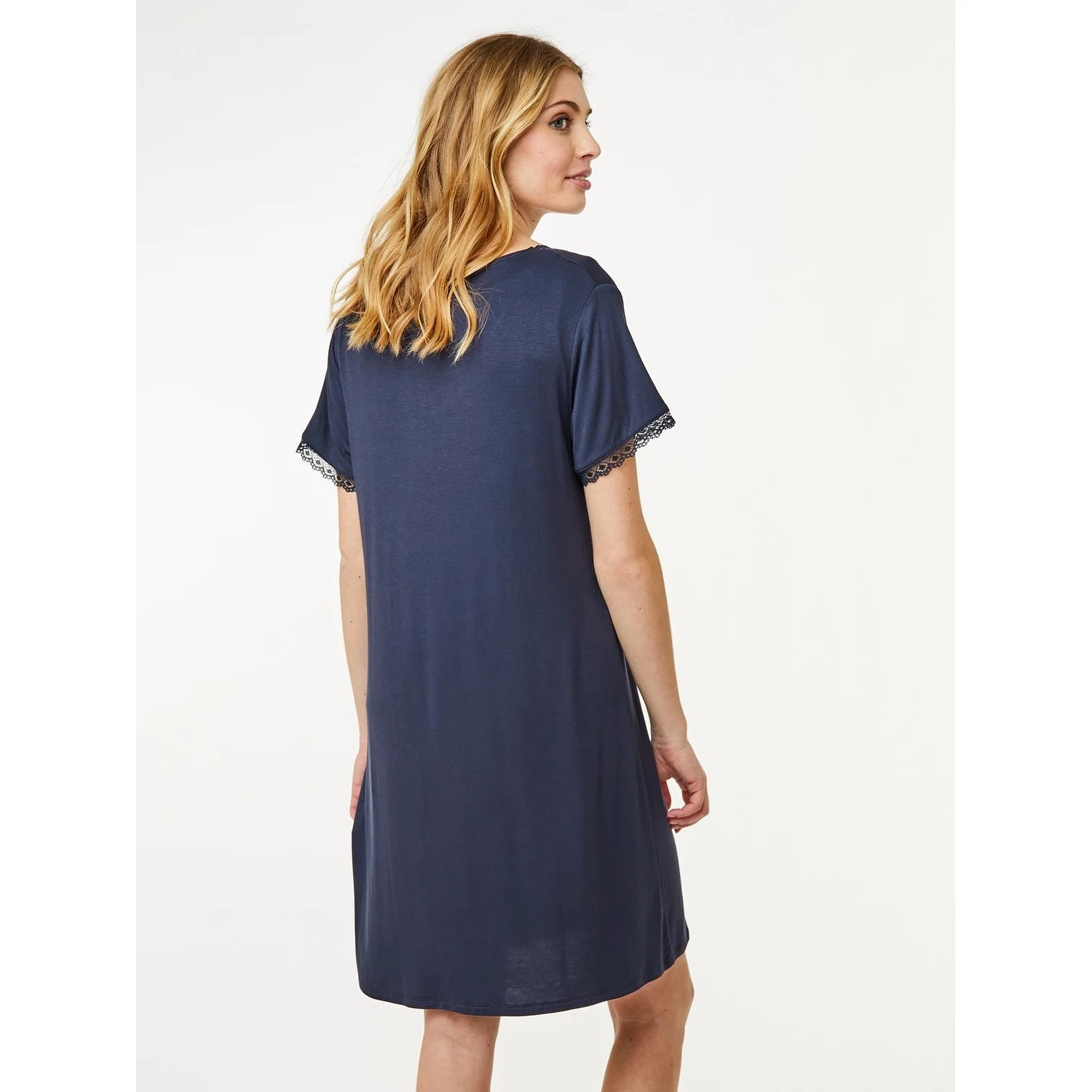 Ccdk Jacqueline S/s Dress Dark Navy