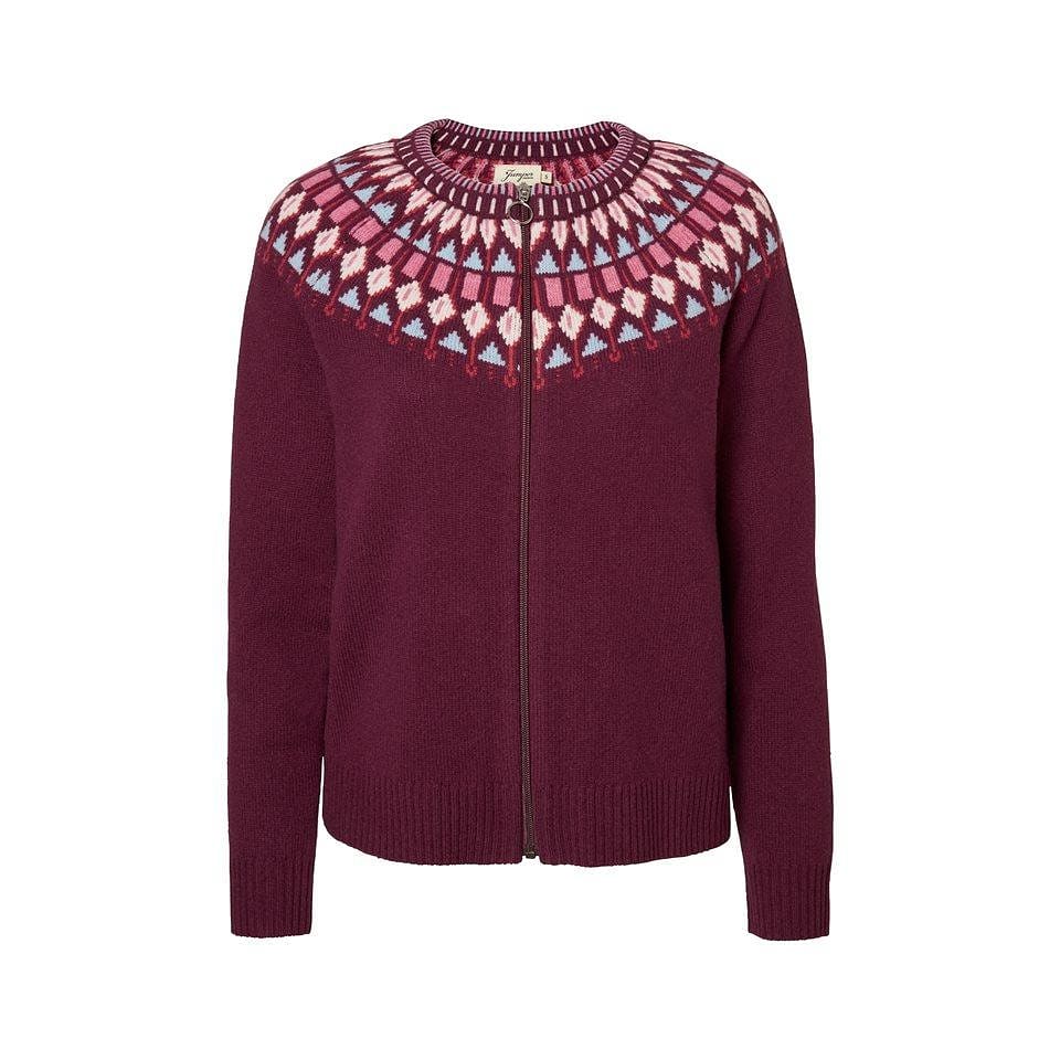 Stickad Cardigan I Lammull  - Michelle Wine