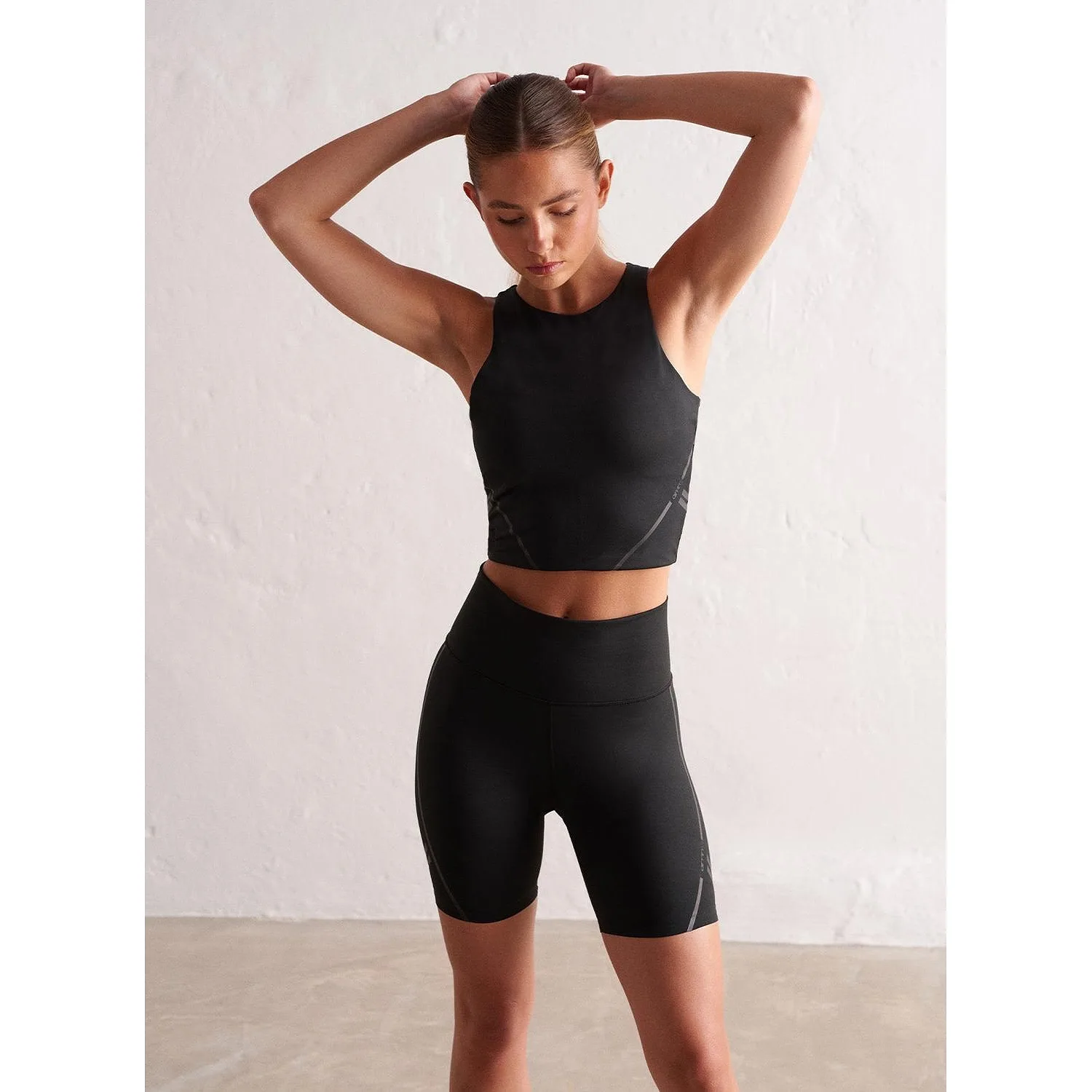 Black Elevate Core Midi Shorts