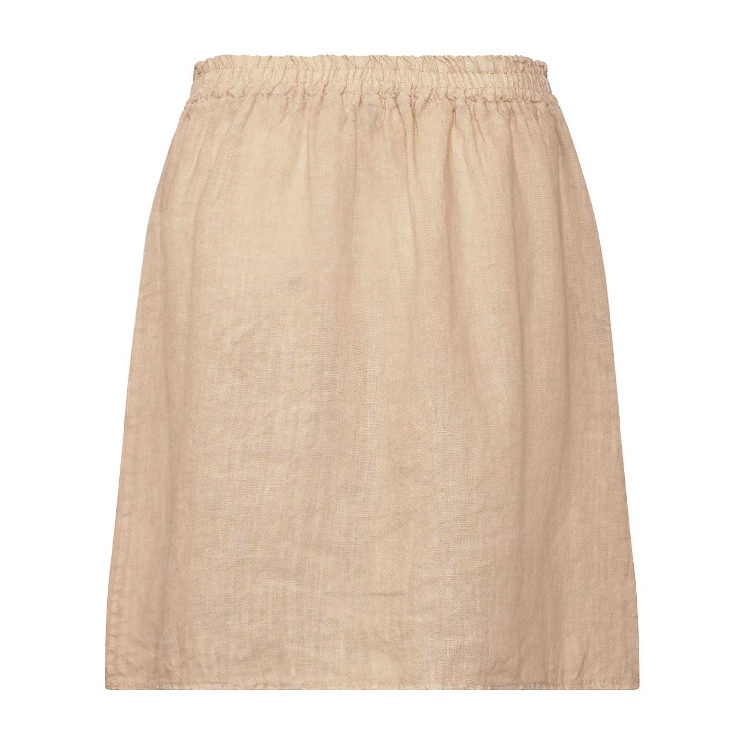 Hildur, Midi Skirt, Linen - Soft Grey