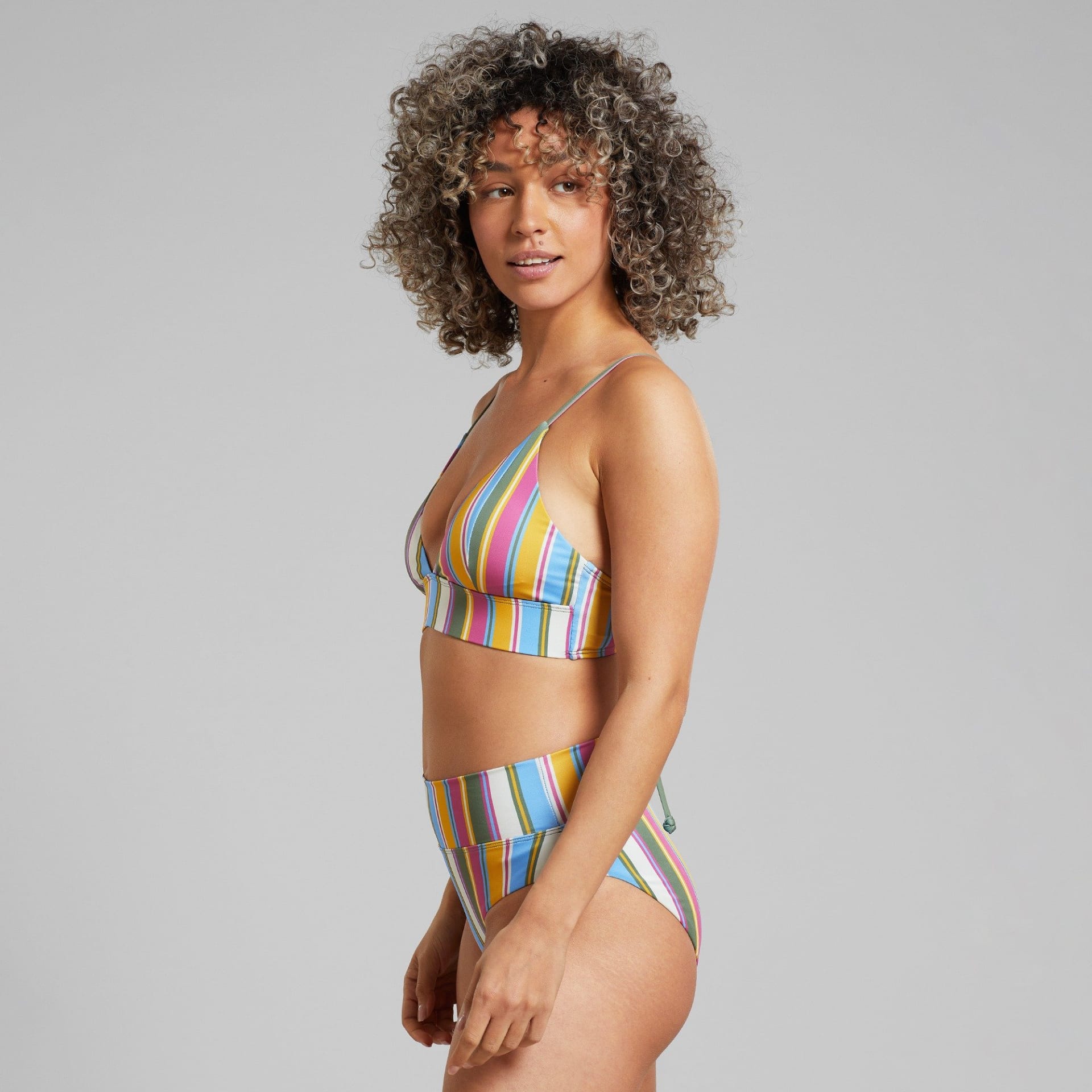 Bikini Top Alva Club Stripe Multi Color