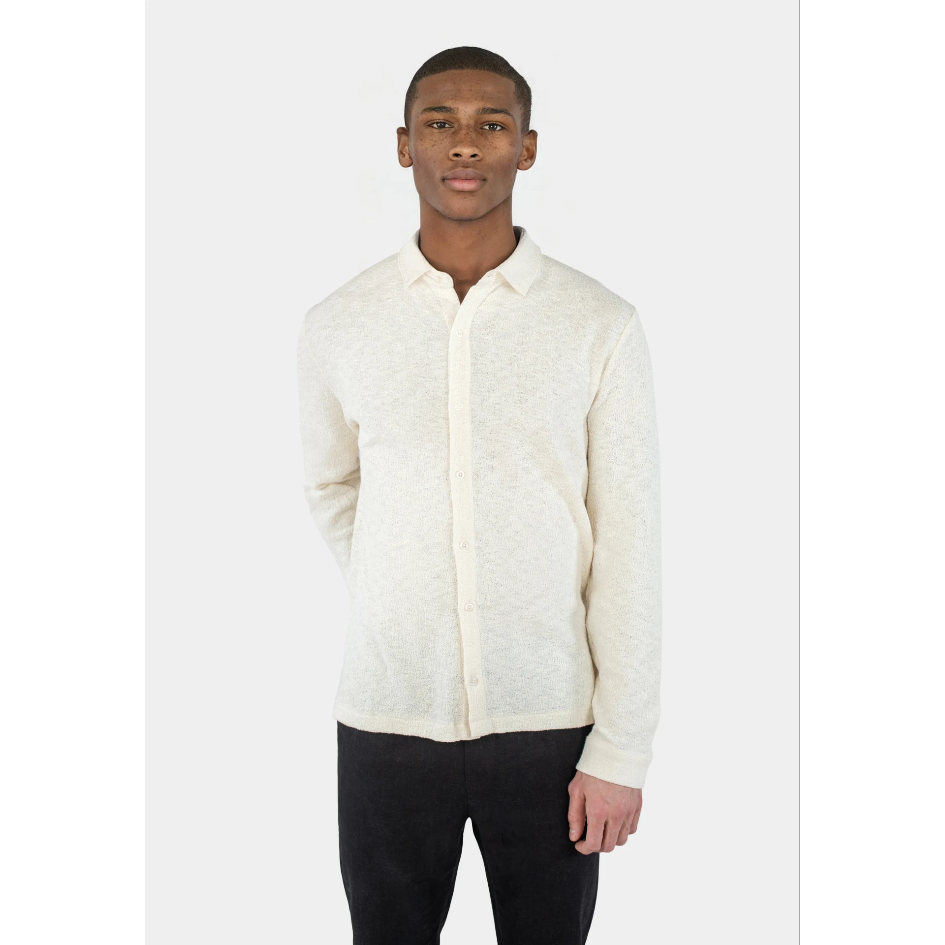 Damien Boucle Shirt - Beige