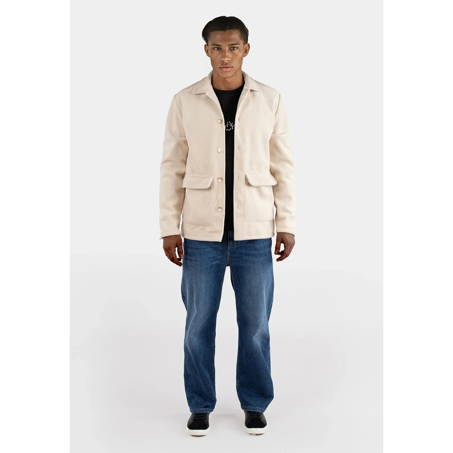 Charlie Wooltouch Jacket -  Beige