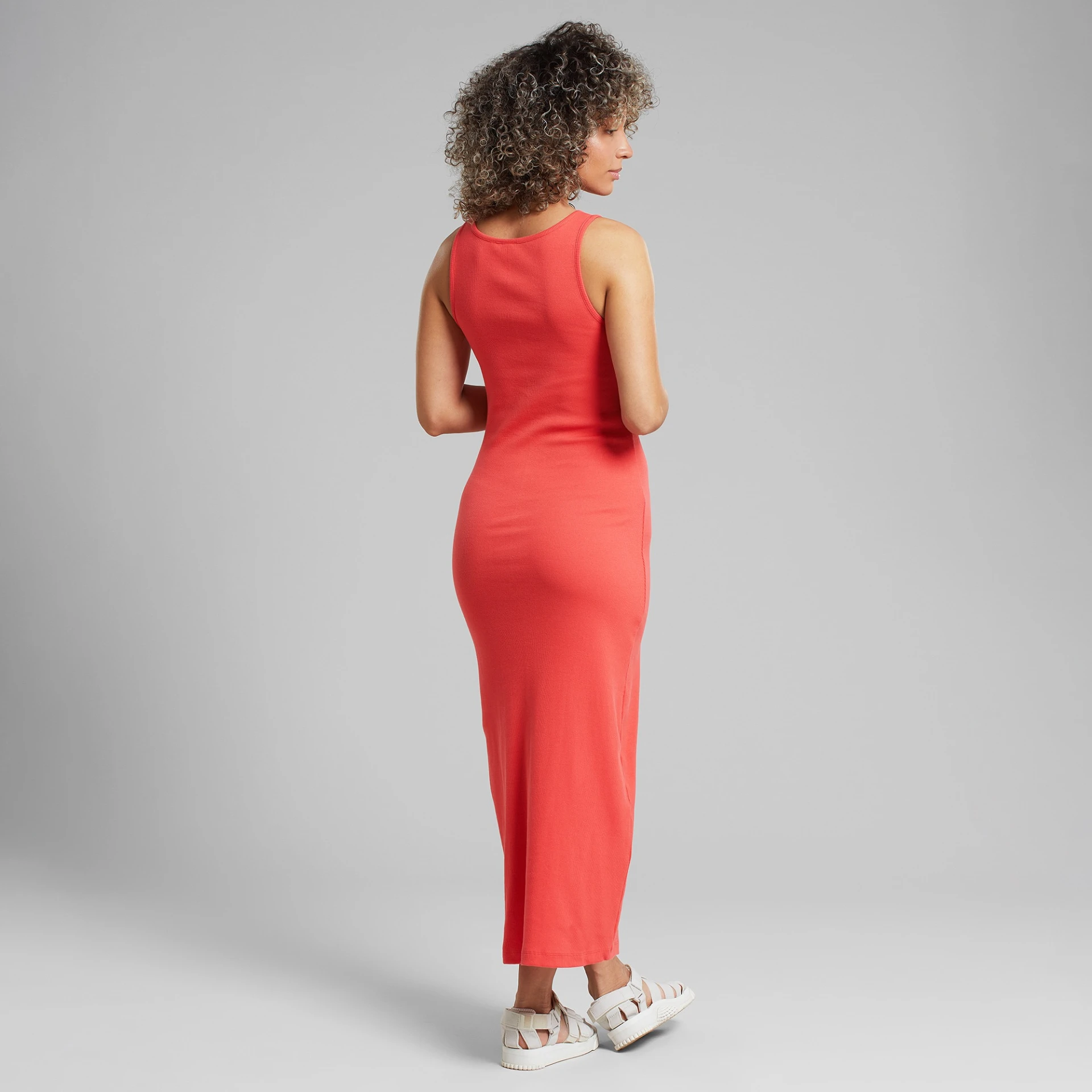 Rib Dress Motala Cayenne Red