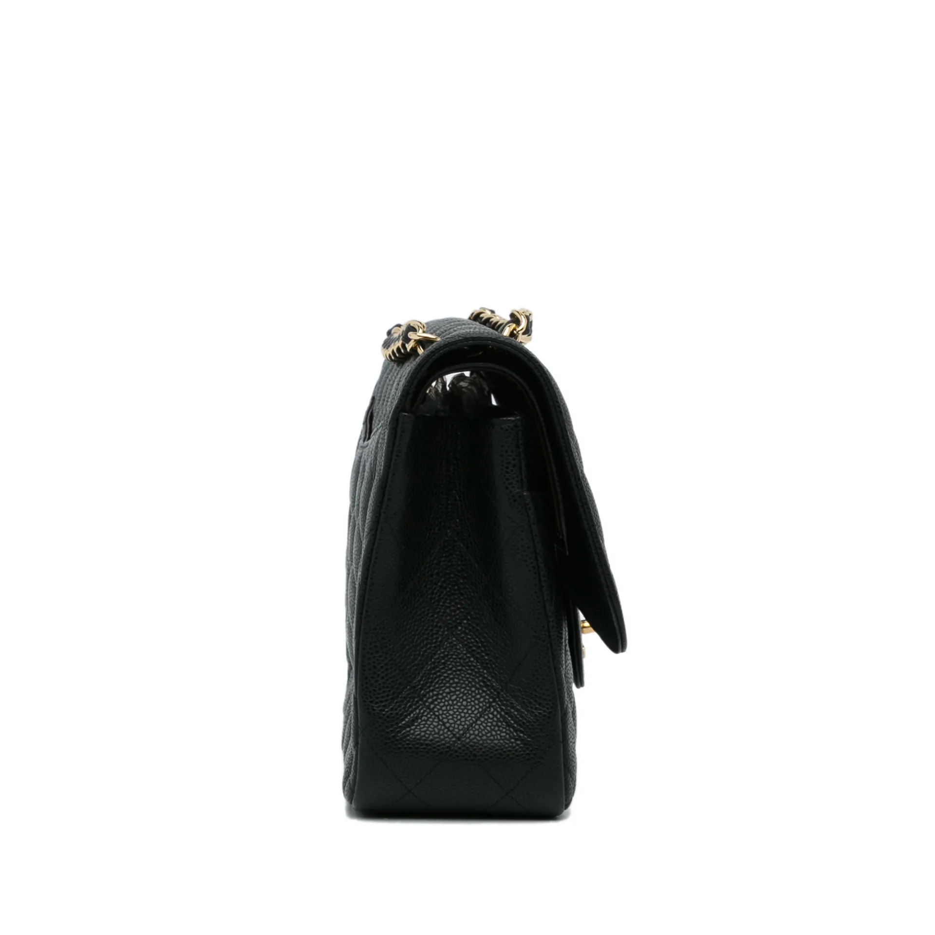 Chanel Jumbo Classic Caviar Single Flap Bag