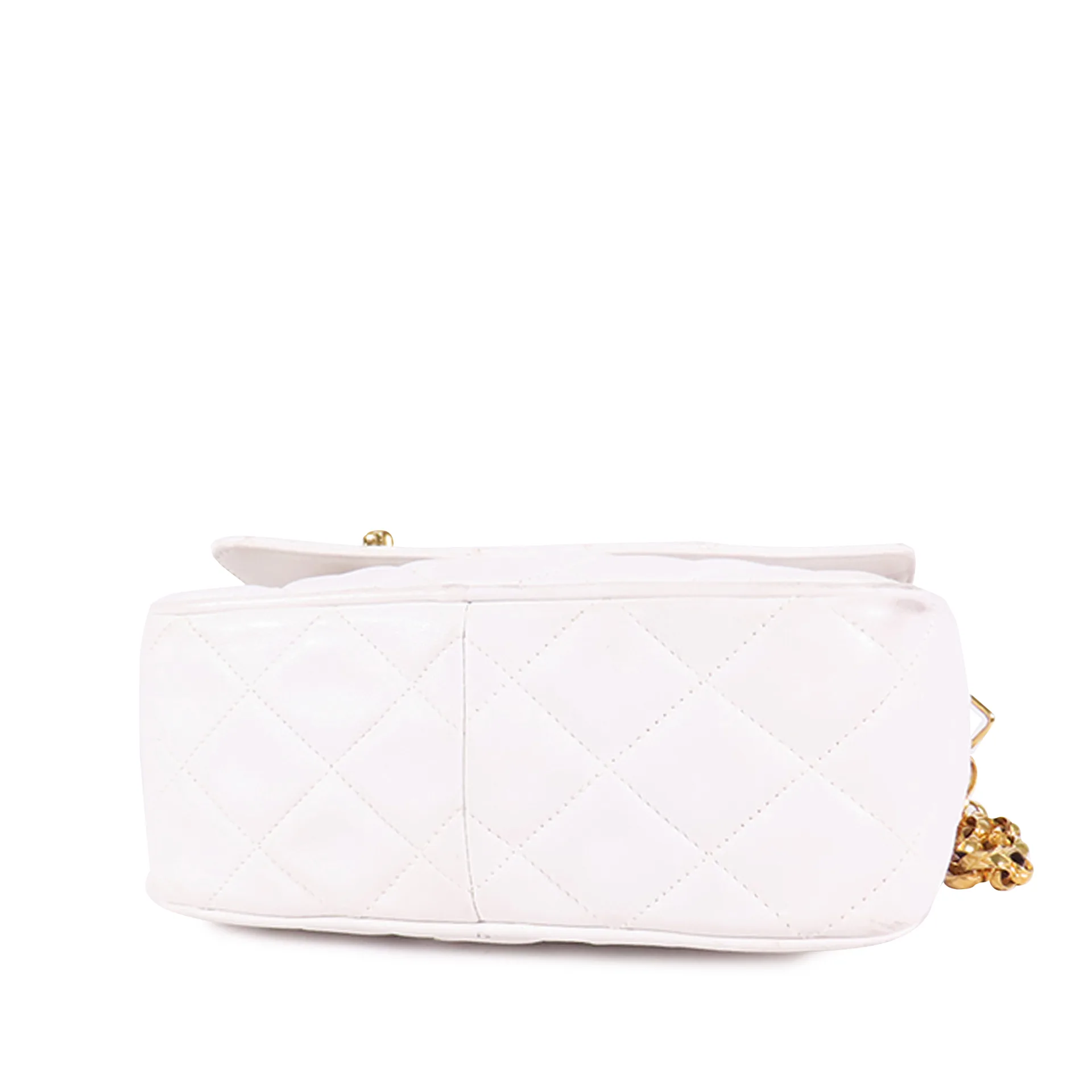 Chanel Cc Lambskin Tassel Crossbody Bag