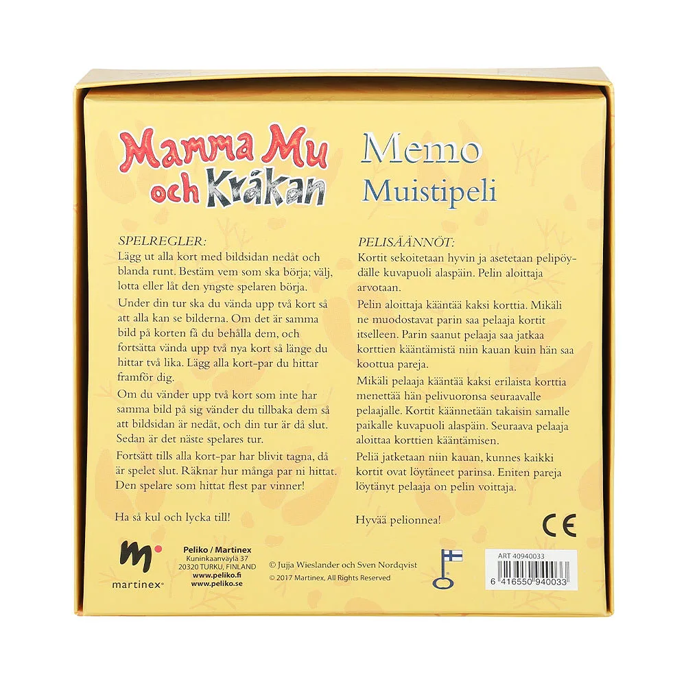 Spel Memo Mamma Mu