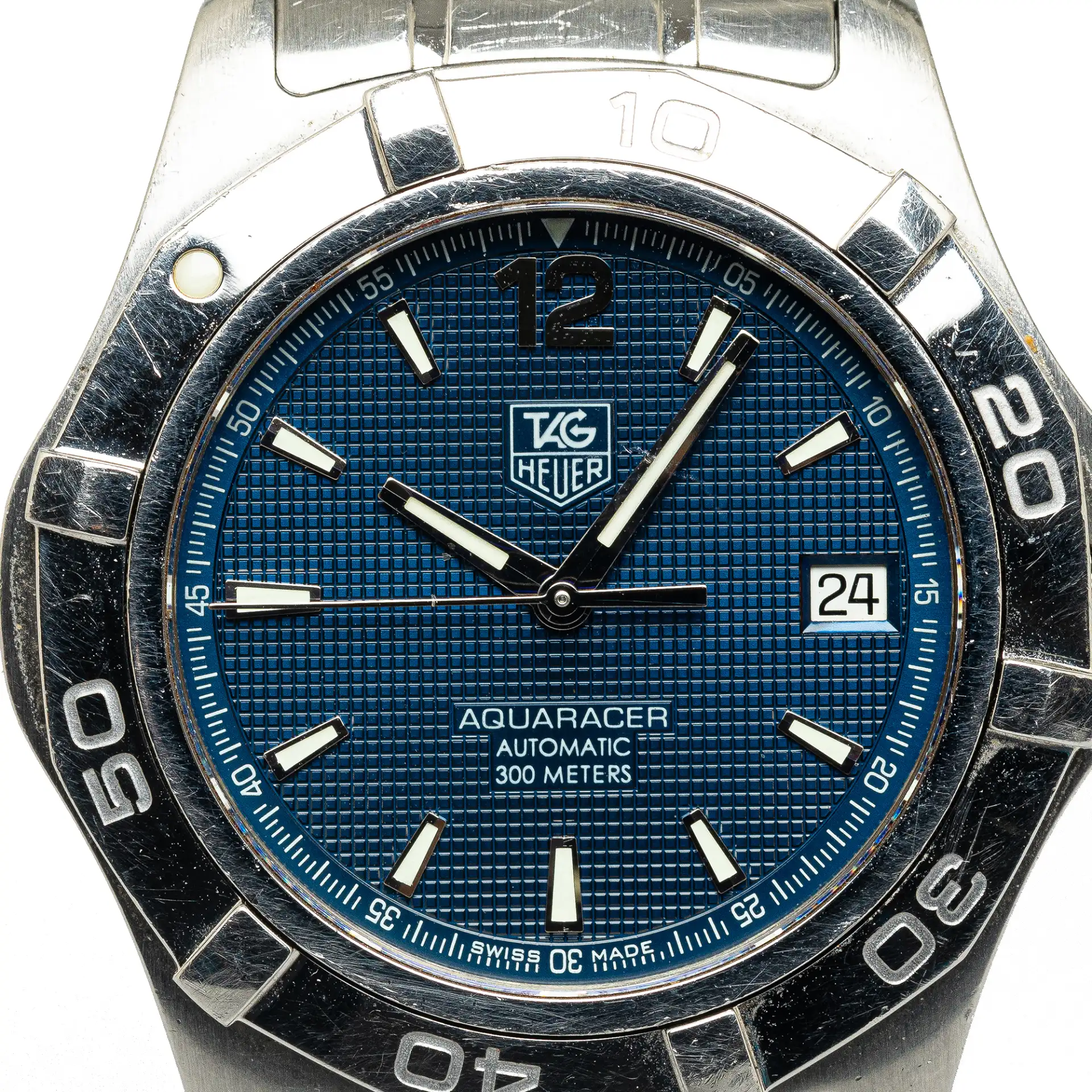 Tag Heuer Automatic Stainless Steel Aquaracer Watch