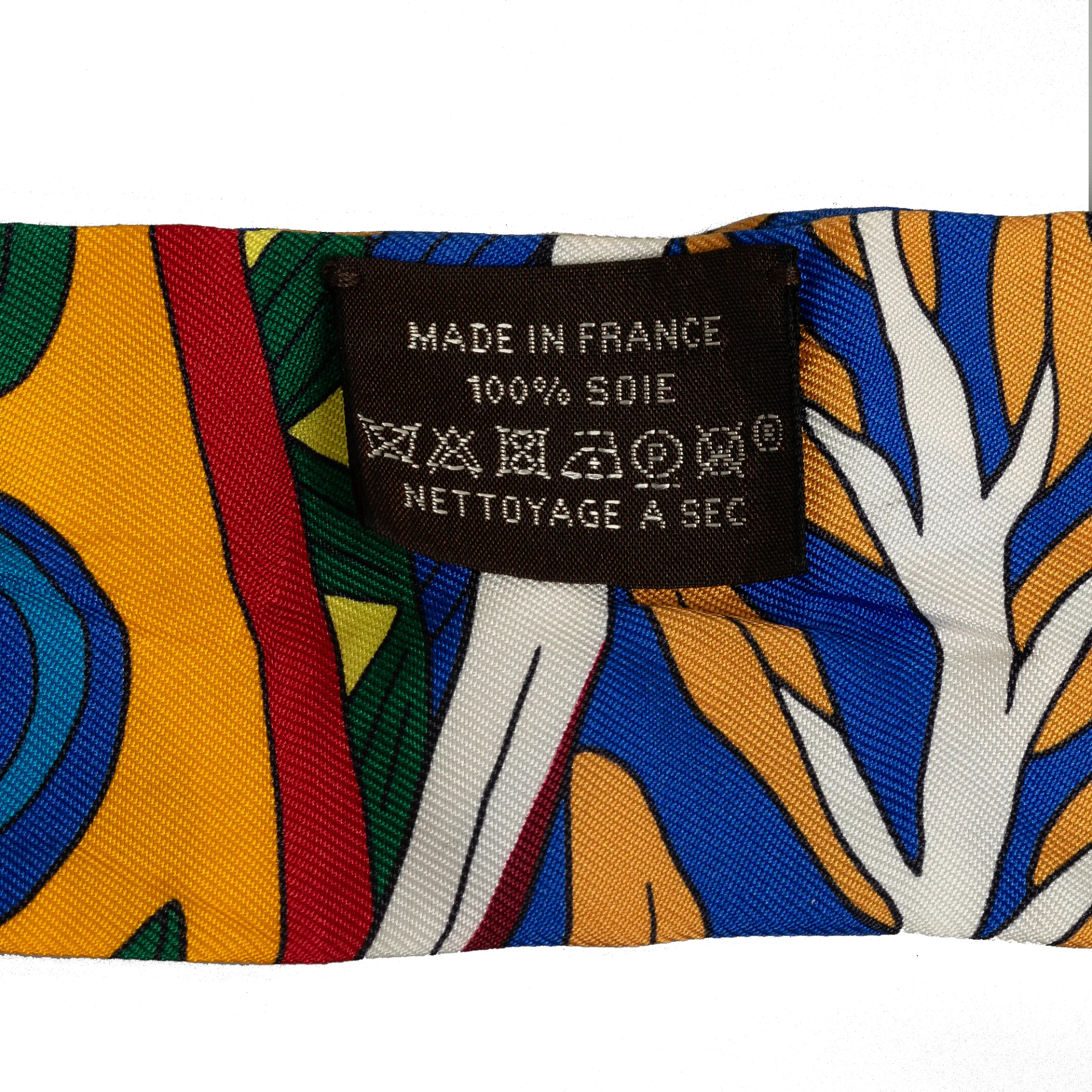 Hermes Printed Twilly Silk Scarf