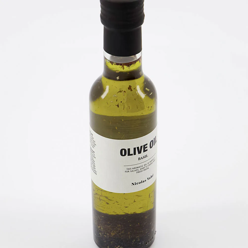 Olive oil with basil