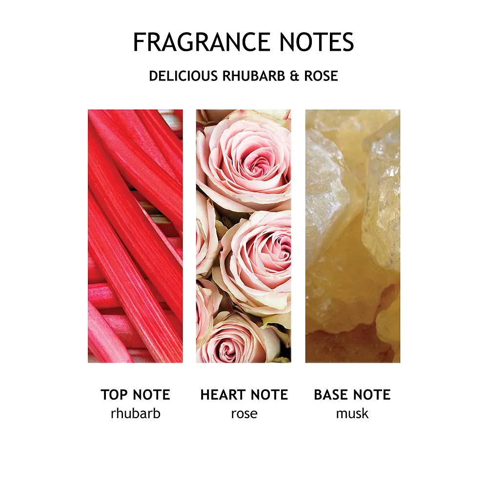 Delicious Rhubarb & Rose Fine Liquid Hand Wash