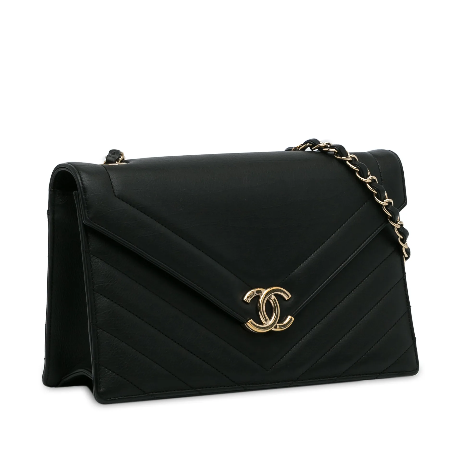 Chanel Chevron Envelope Flap