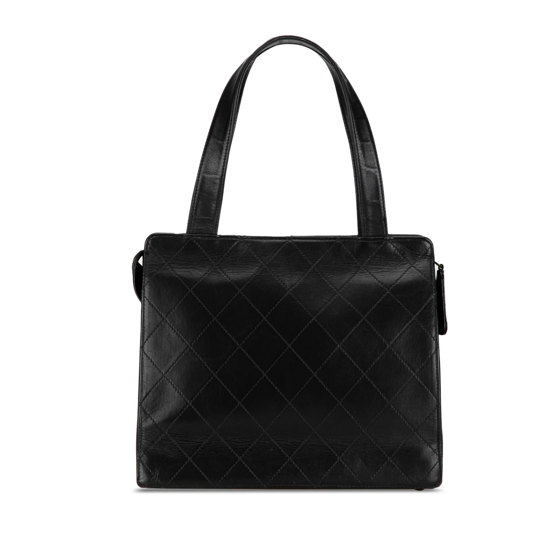 Chanel Cc Quilted Calfskin Tote