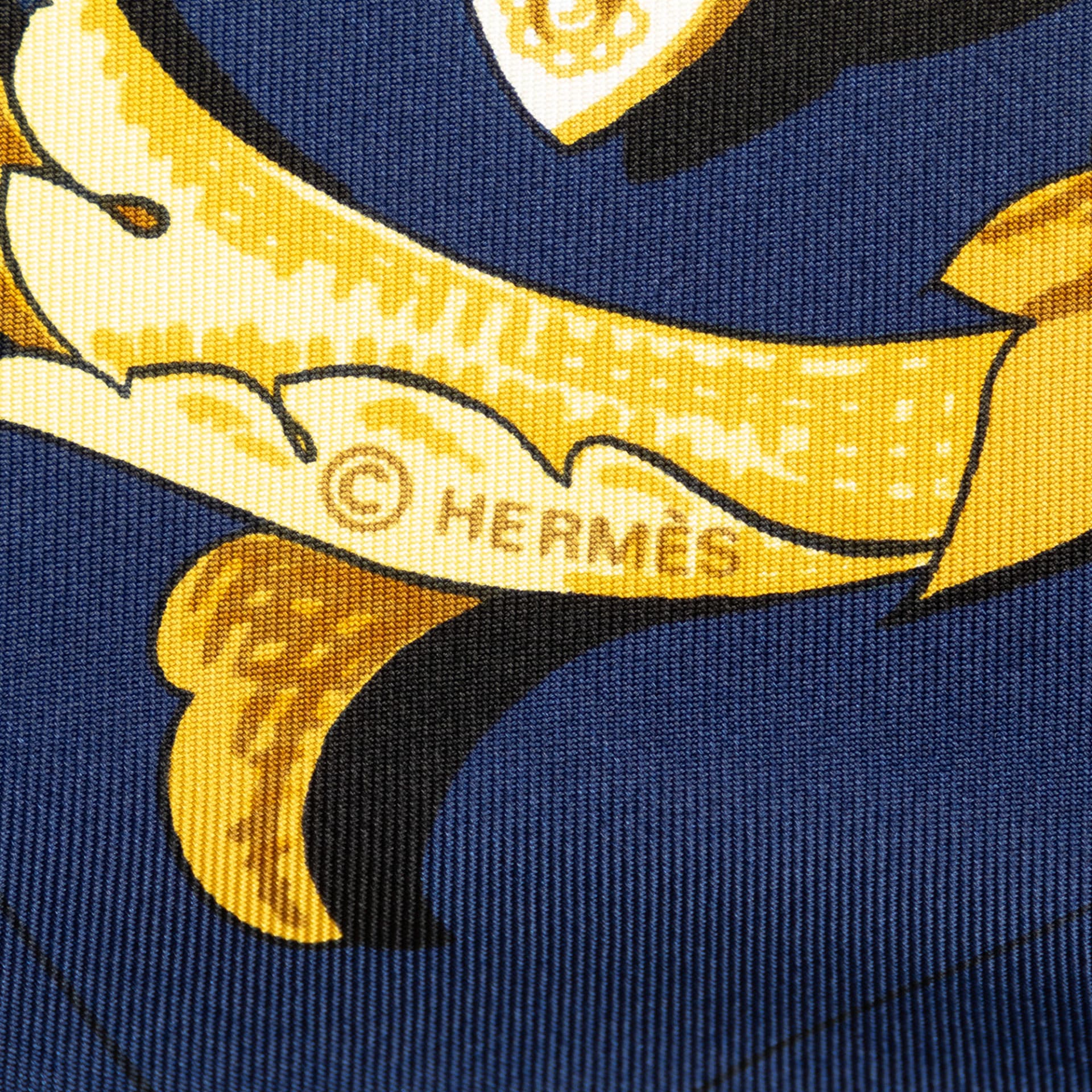 Hermes Le Mors A La Conetable Silk Scarf