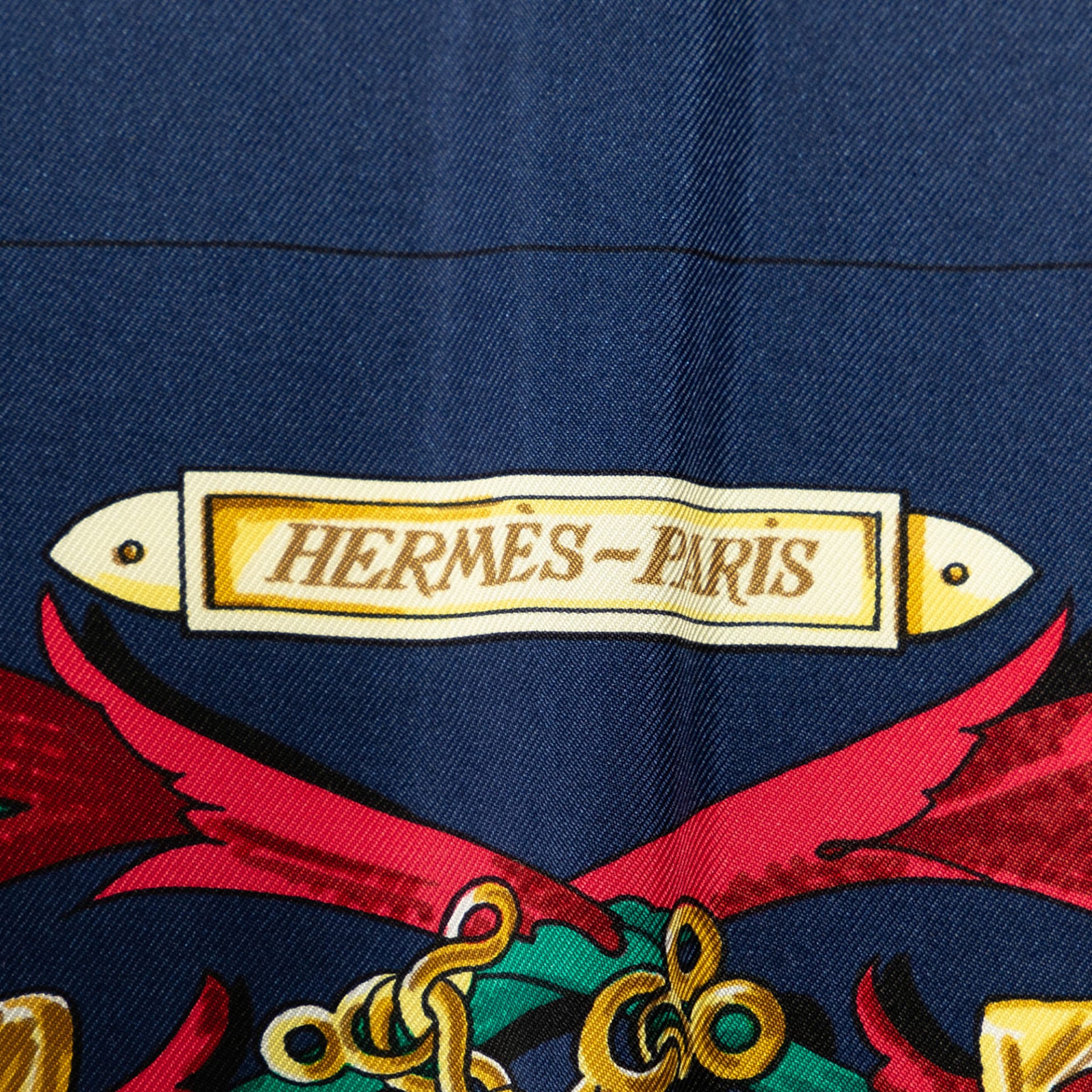 Hermes Le Mors A La Conetable Silk Scarf