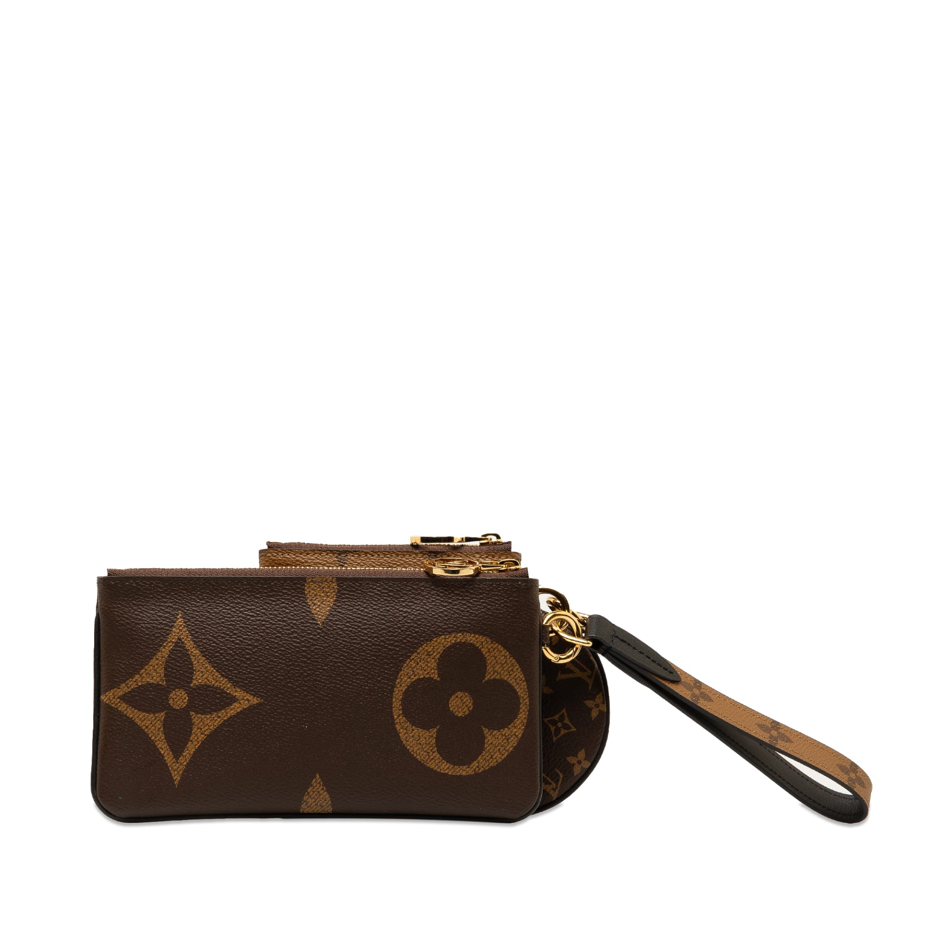 Louis Vuitton Monogram Reverse Giant Trio Pouch